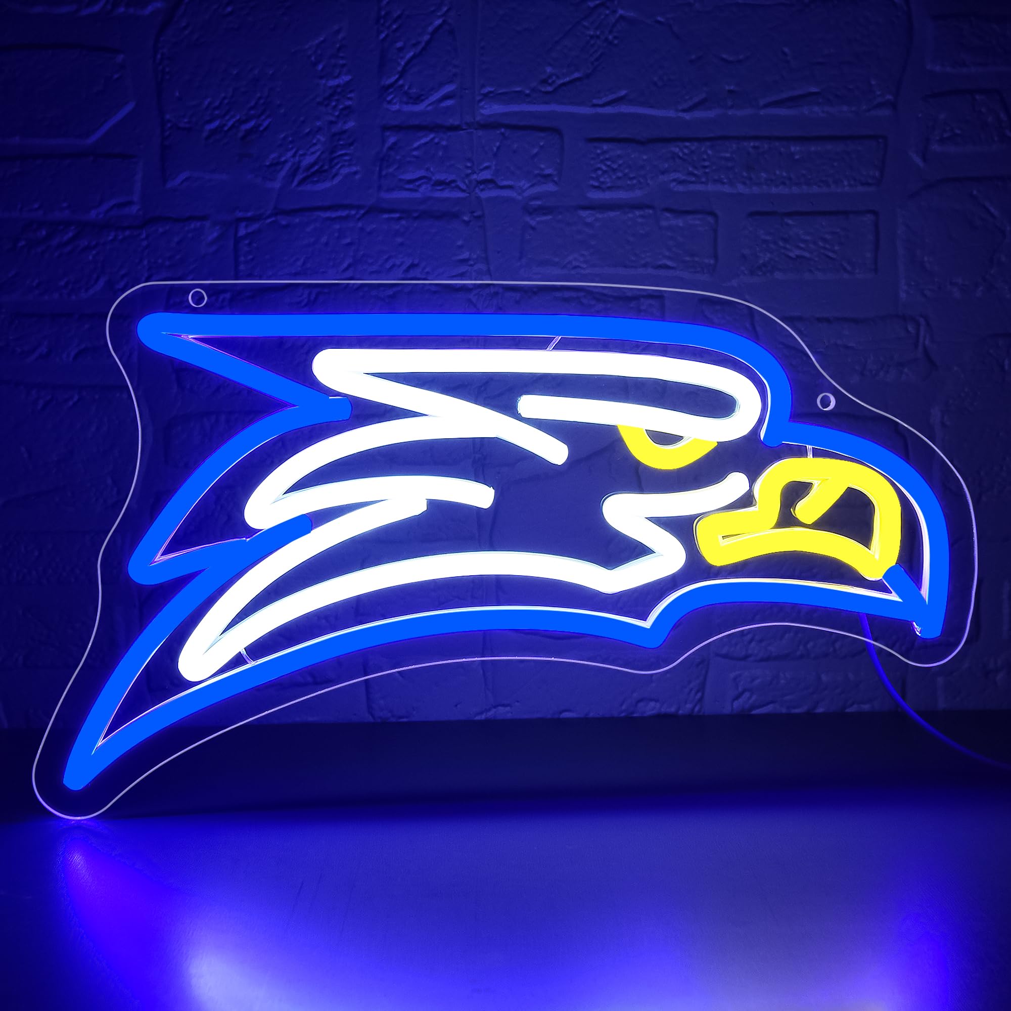 University Neon Sign For Wall Decor University Football Team Logo Led Neon Sign For Man Cave Birthday Gifts For Fans Dimmable Led Neon Light For Party Club Bar Dorm Decor Size14.1 * 7.9In(P154)