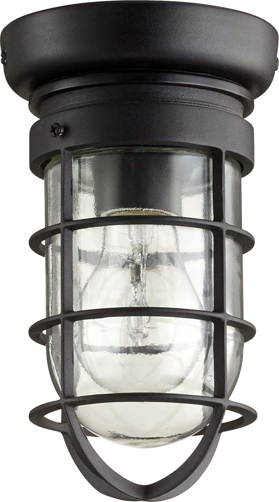 Quorum International Bowery 1LT Flushmount  Noir  728269