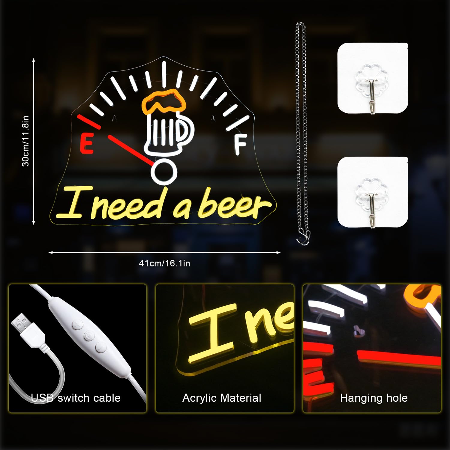 I Need A malt-inspired Neon Sign malt-inspired Led Neon Light Bar Wall Decor For Pub Man Cave Shop Teen Room Game Room Decor Hip Hop Party Neon Signs Wall Decor Party Bedroom Unique Gifts For Wine Lovers