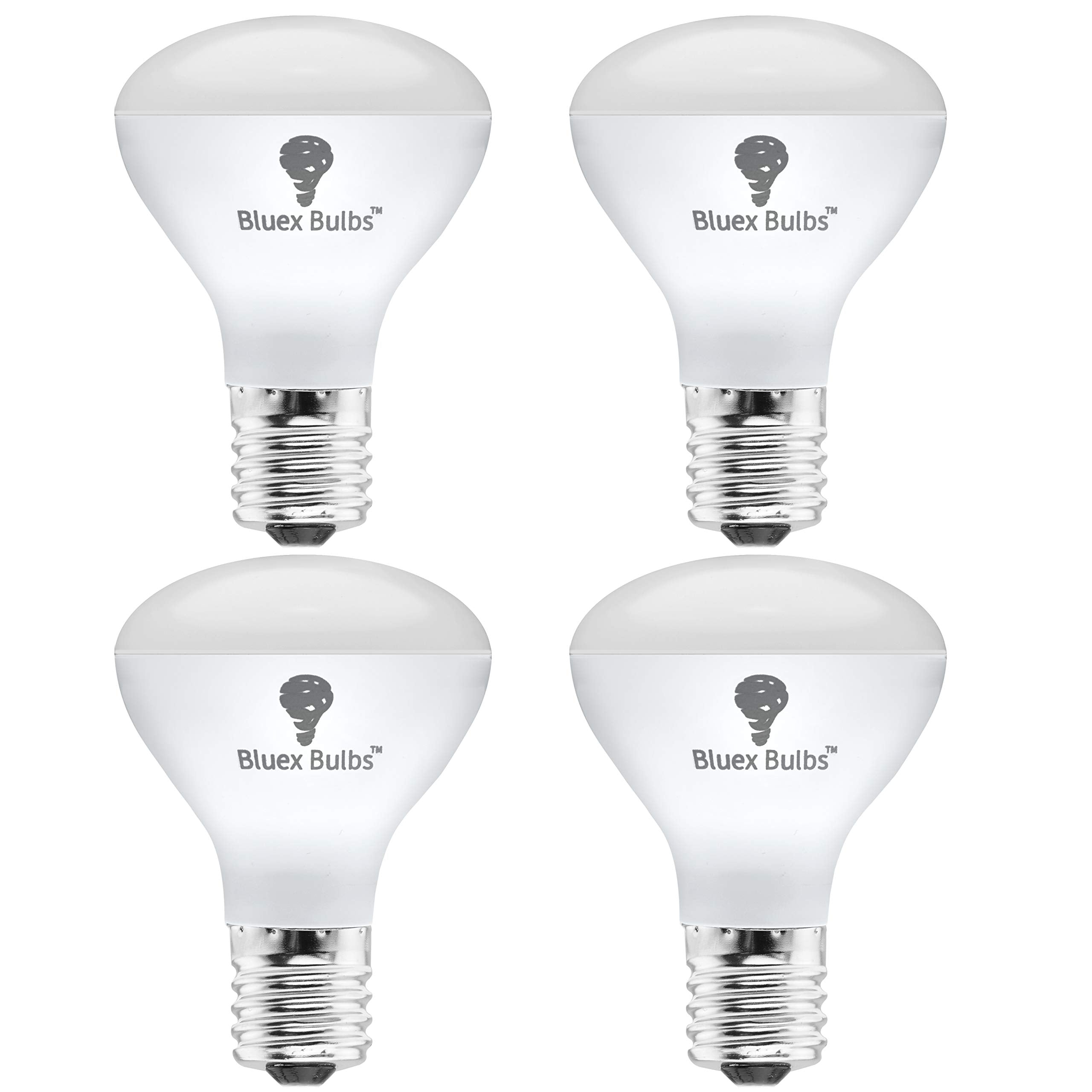 Bluex Bulbs 4 Pack R14 LED Bulb Dimmable 4W E17 Base Mini Reflector 4000K Cool White