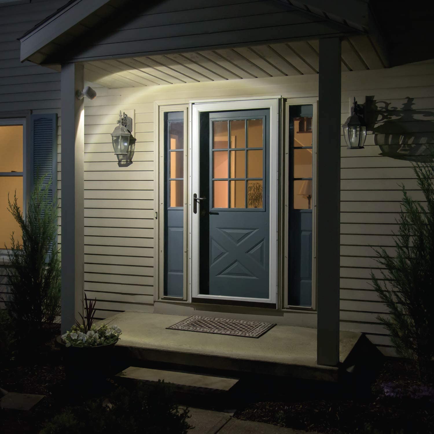 Beams Mb360Xt 200 Lumen Wireless Battery Operated Powered Motion Sensing Led Spotlight, 2-Pack, White