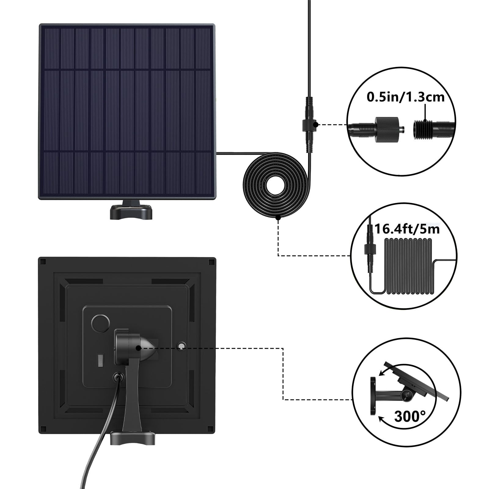 Ousam Led Solar Chandelier - Waterproof Outdoor Lantern With 16Ft Cord, Remote Control, Dusk To Dawn Timer, Lantern Plus