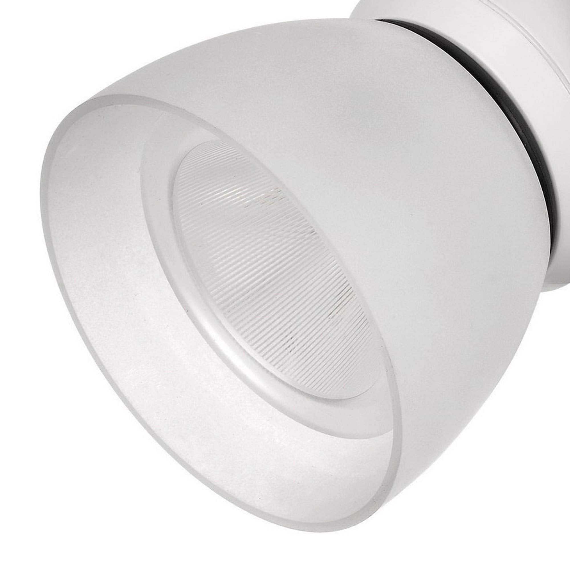 Benzara 10W LED Track Fixture, Polycarbonate Head, Multicolor, Model BM220640, Metal Construction