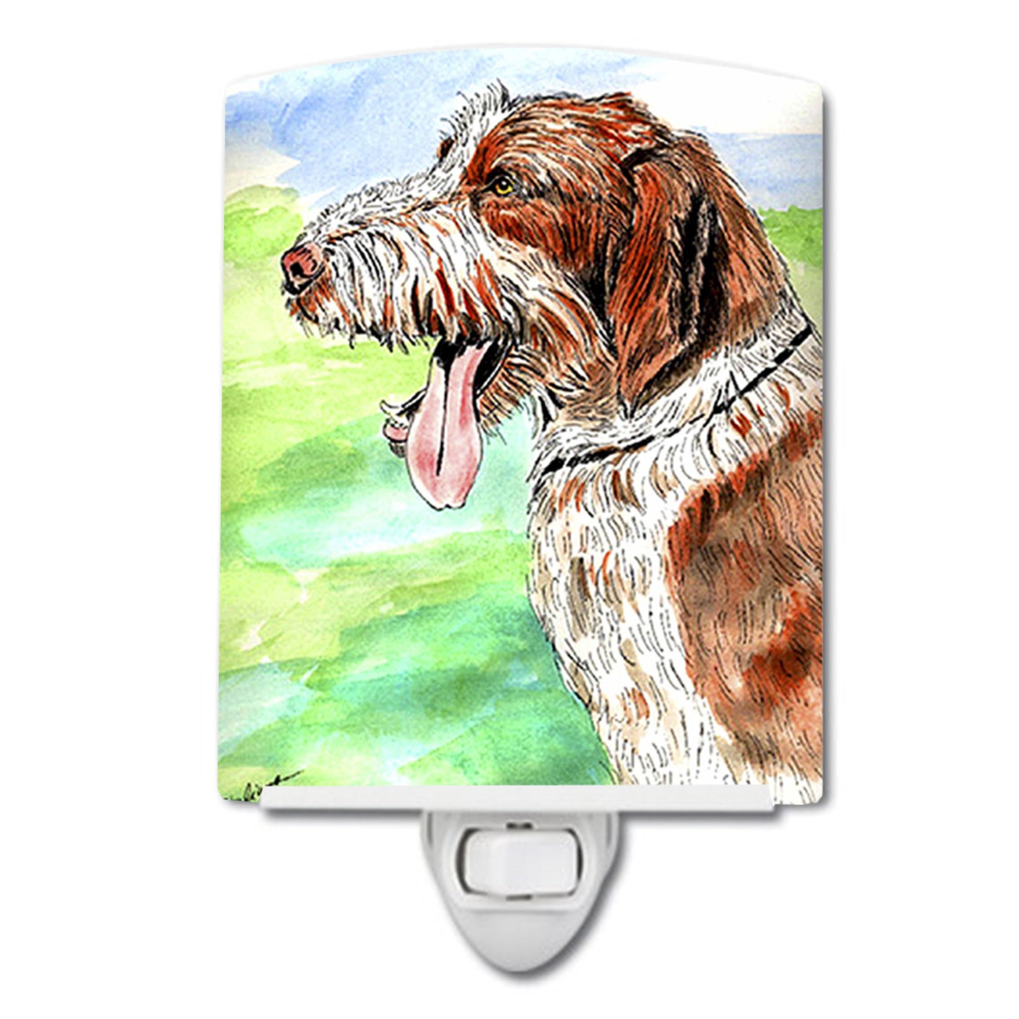  inchCarolines Treasures Italiano Spinone Ceramic Night Light, 6x4, Multicolor inch