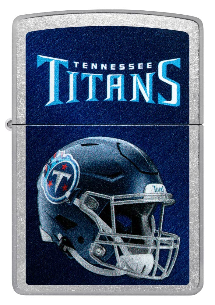 Zippo Nfl Tennessee Titans Helmet Street Chrome Pocket Lighter