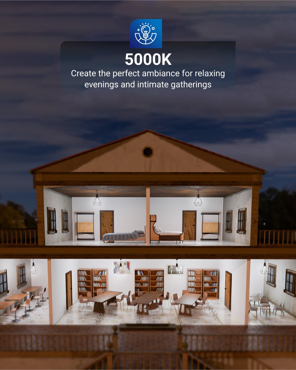 Sunco 10 Pack G25 Globe Light Bulbs Led Edison Vanity Light Bulbs, Cri90 5000K Daylight, Dimmable, 5W=60W, Clear Vintage Filament Globe, 500 Lumens, E26 Base Indoor Outdoor Clear Ul.