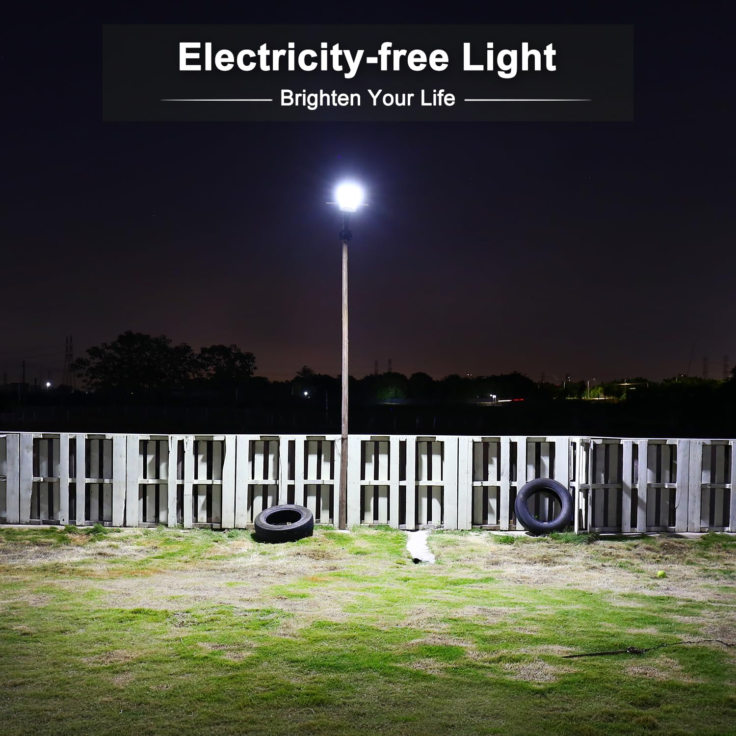 KingHe Solar Street Lights Outdoor, 6000K, 276 LEDs, Motion Sensor, Remote Control, 2 Packs, Black, Model KINGHE-BBG12G1