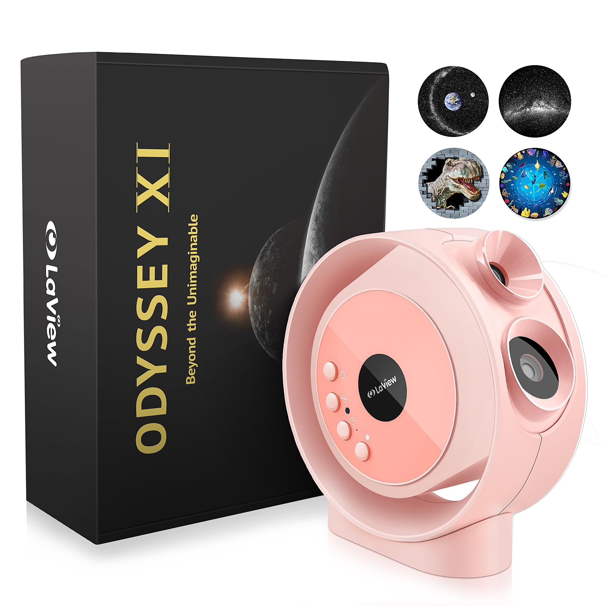 Laview Galaxy/Star Projector, Hd Projector For Kids, Home Planetarium Projector With 130 Ft Projection Area, Auto-Off Timer, Rem