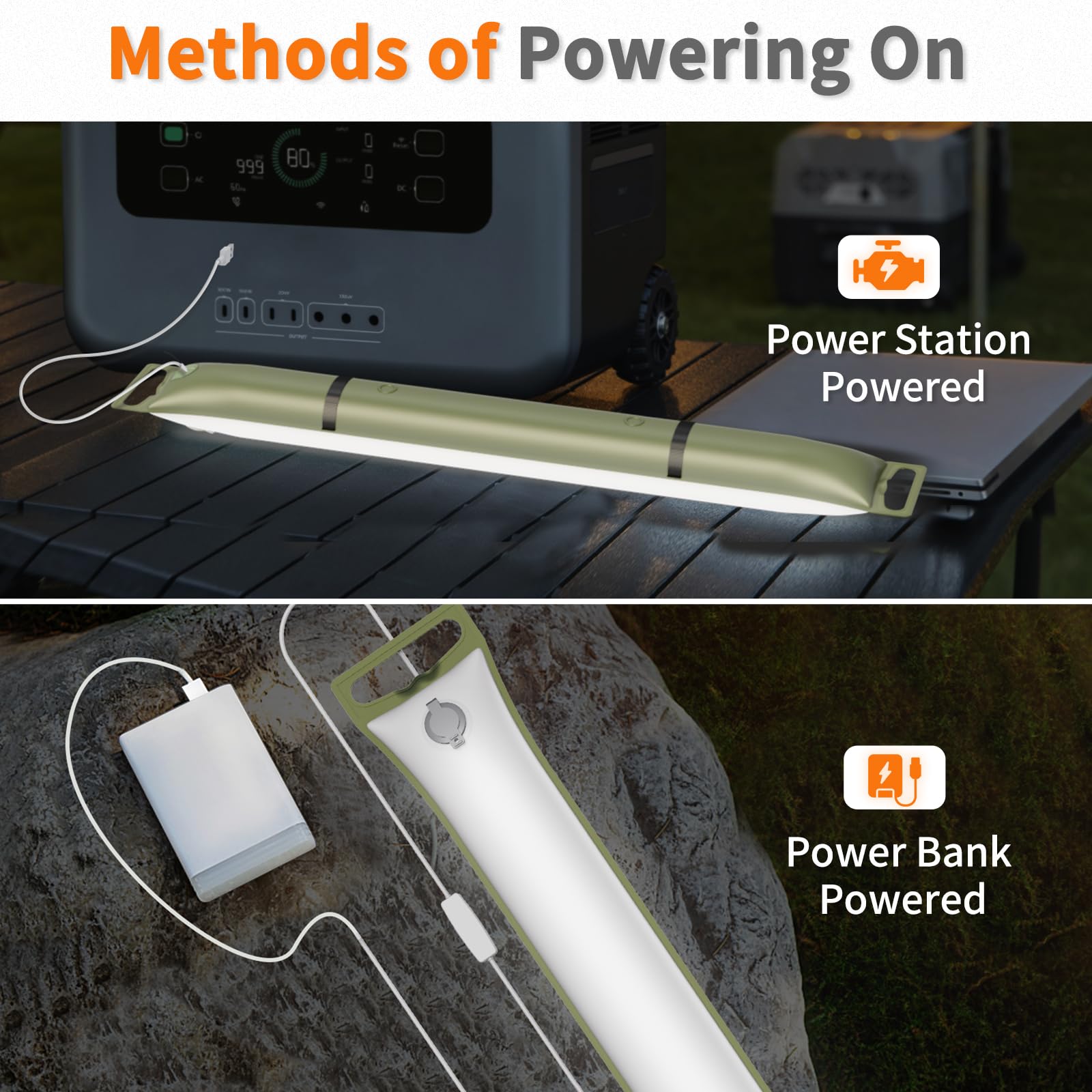 Ztarx Inflatable Camping Light 34 Expandable Tent Lantern 4