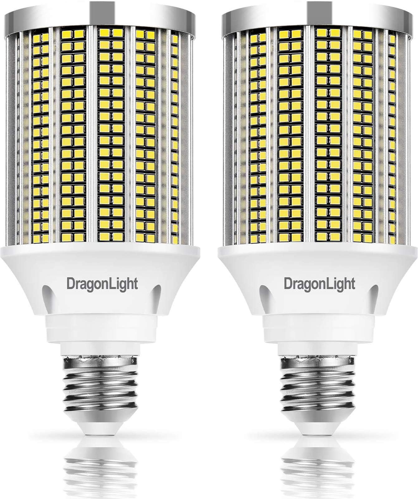 Dragonlight 50W Super Bright Led Corn Light Bulbs (400 Watt Equivalent) - E26 Base Led Lamp 6000K Daylight 6,000 Lumens For Larg