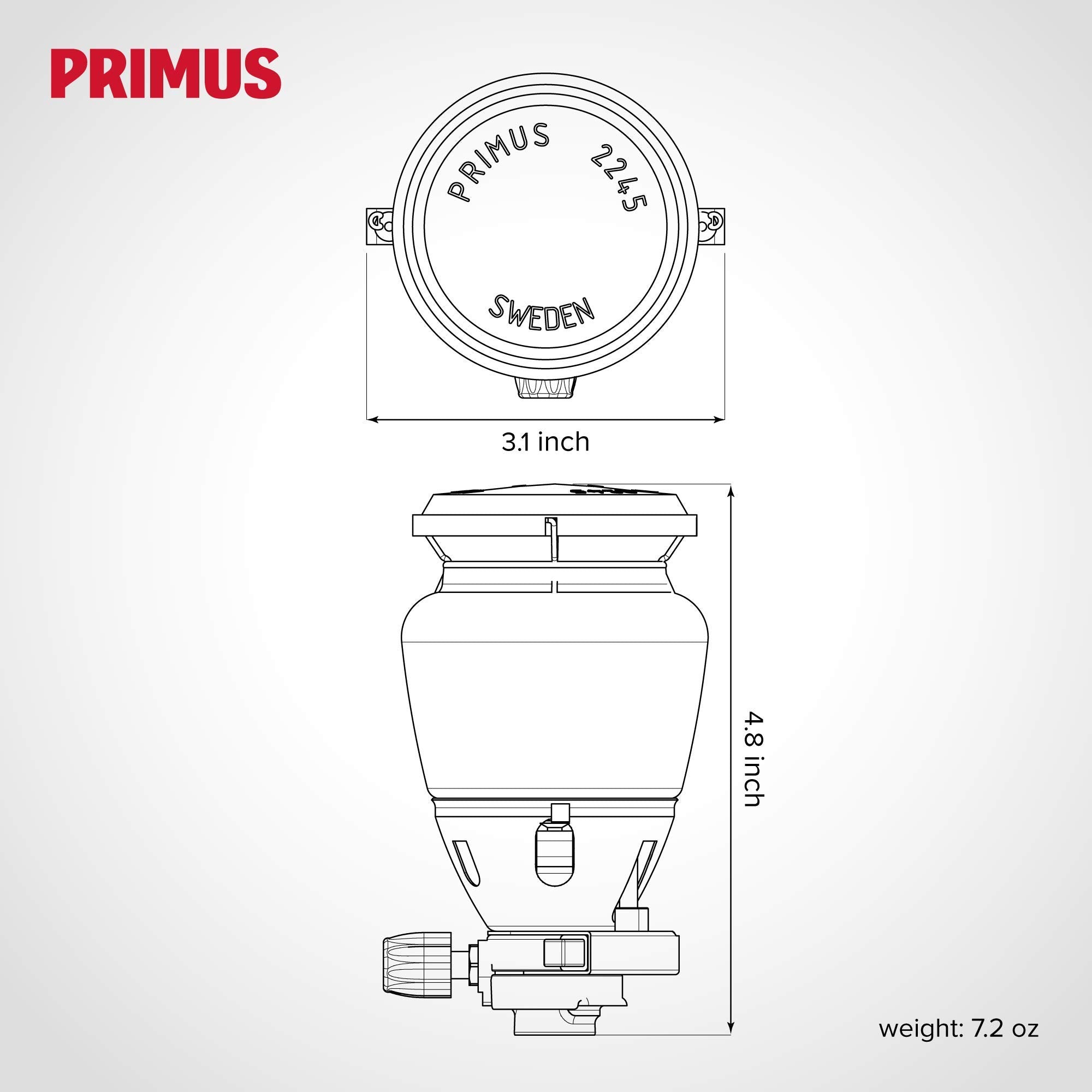 Primus - Easylight Lantern With Piezo Igniter