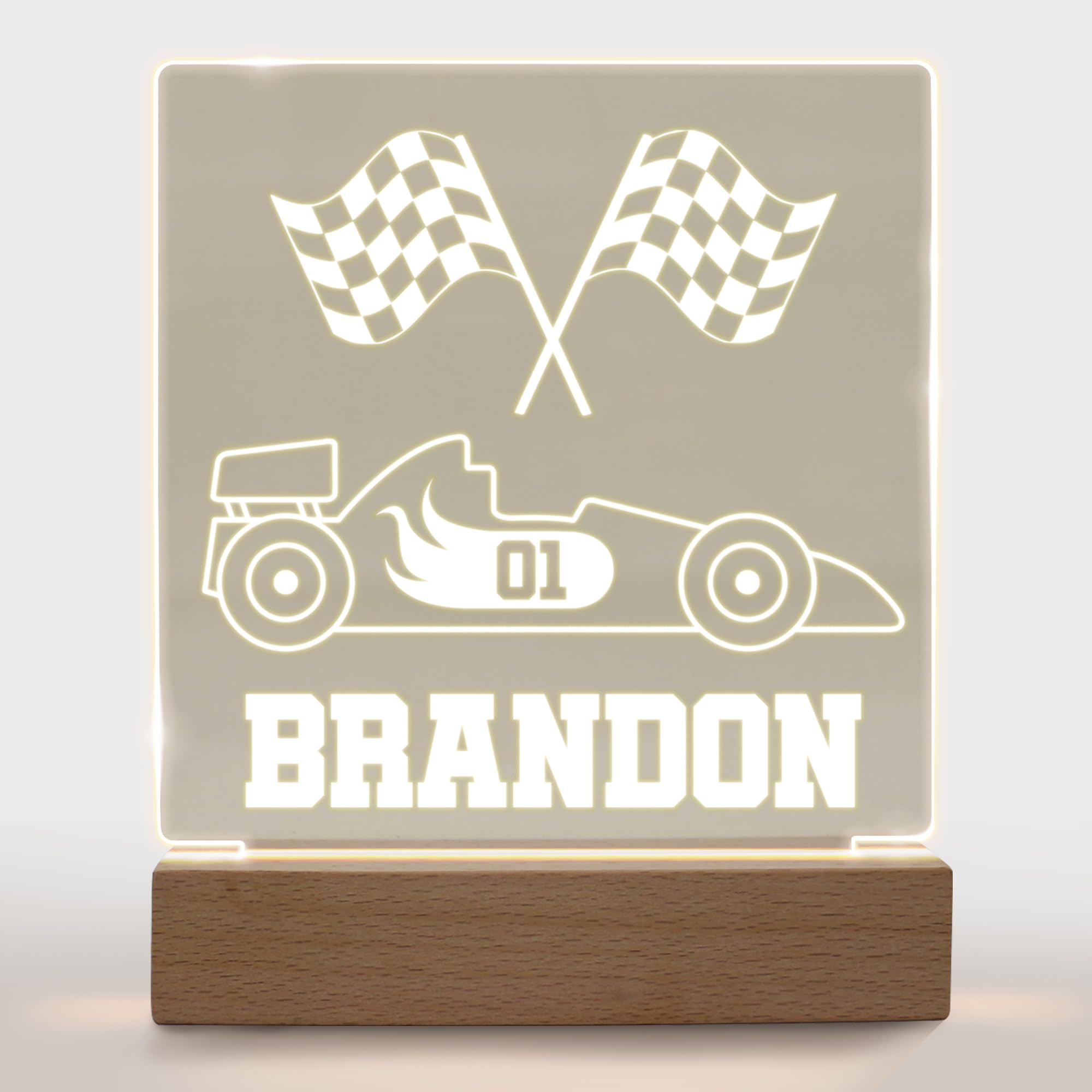 Personalized Night Light For Kids Girls Boys Customized Gifts For Baby Nursery Bedroom Decor Cars