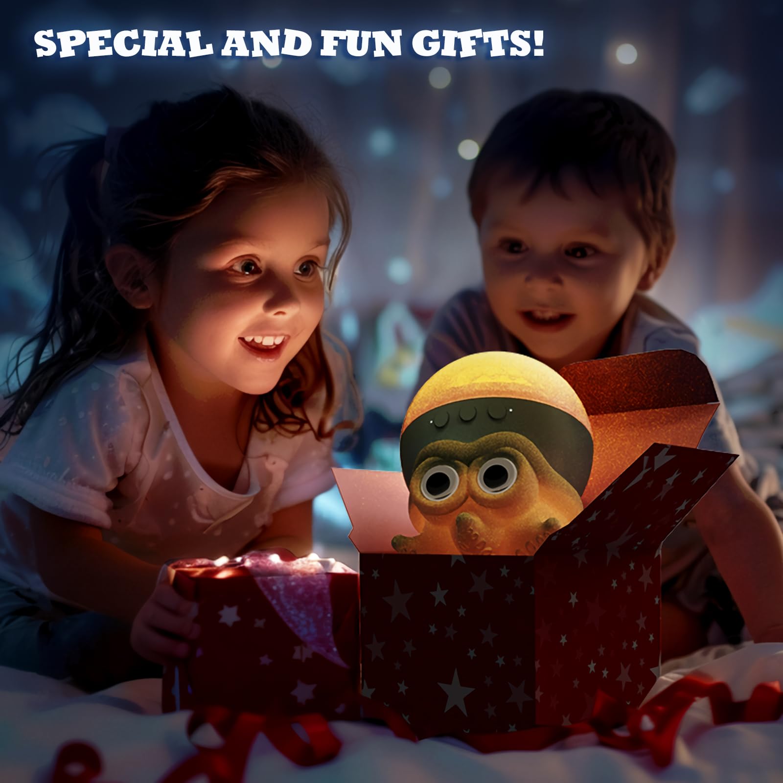 Goutool Ocean Wave Projector Light  Cute Octopus Night Light With Timer And Remote Control  Water Ripple Romantic Ambient Projector Lights  Room Decor Gifts For Christmas  Birthday (Octopus)
