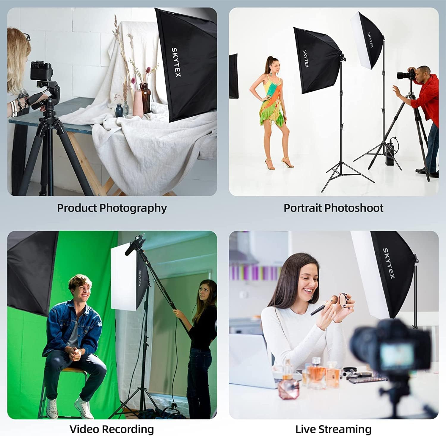 Skytex 1Pcs 135W Light Bulb, 5400K Color Temperature Cfl Photography Lighting, Daylight Spiral Softbox Lighting Kit Bulb In E27