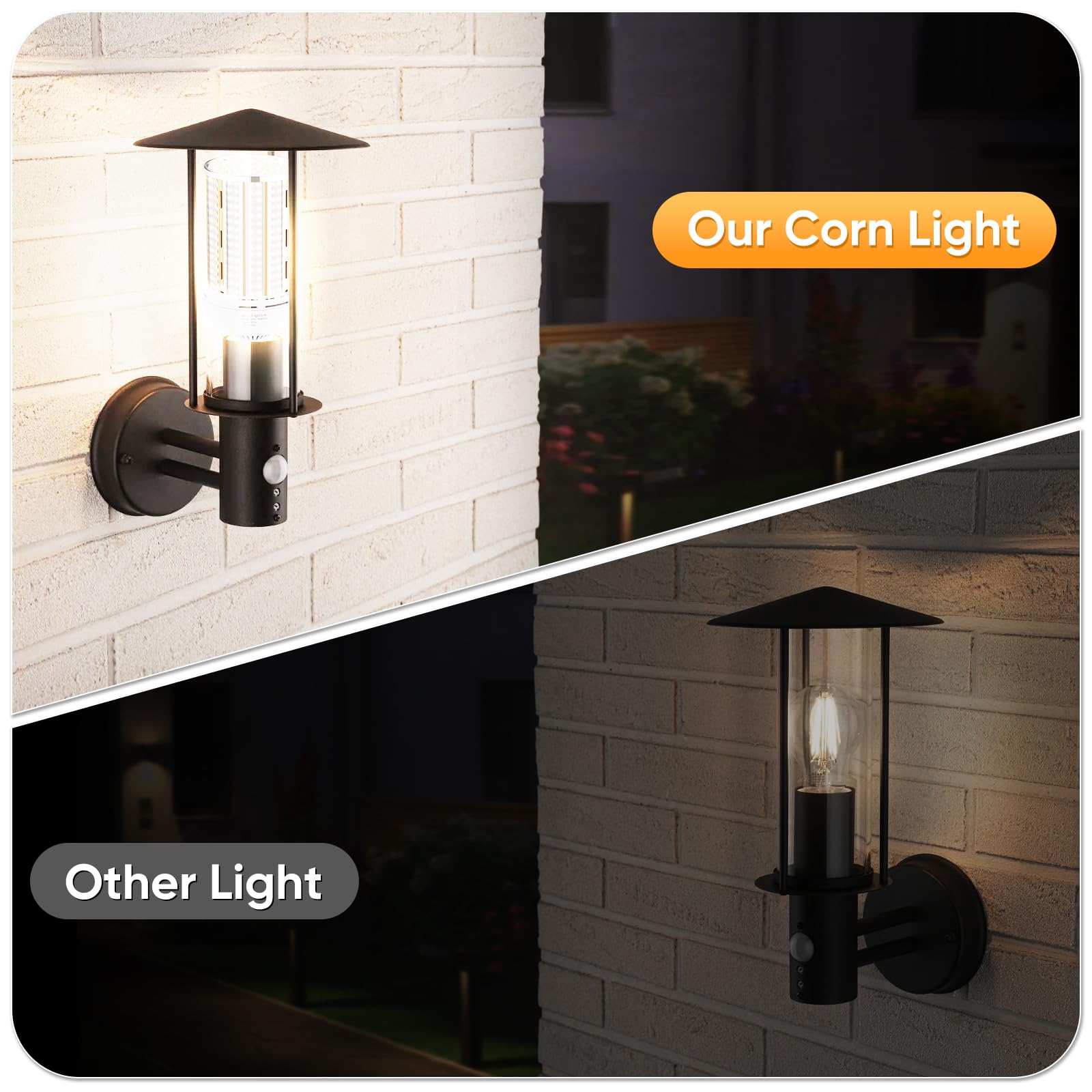 XYCN 2 Pack 200W Corn LED Bulb, 29,500LM, 3000K Warm White, E26/E39, Aluminum, Model YM-200W-2pack