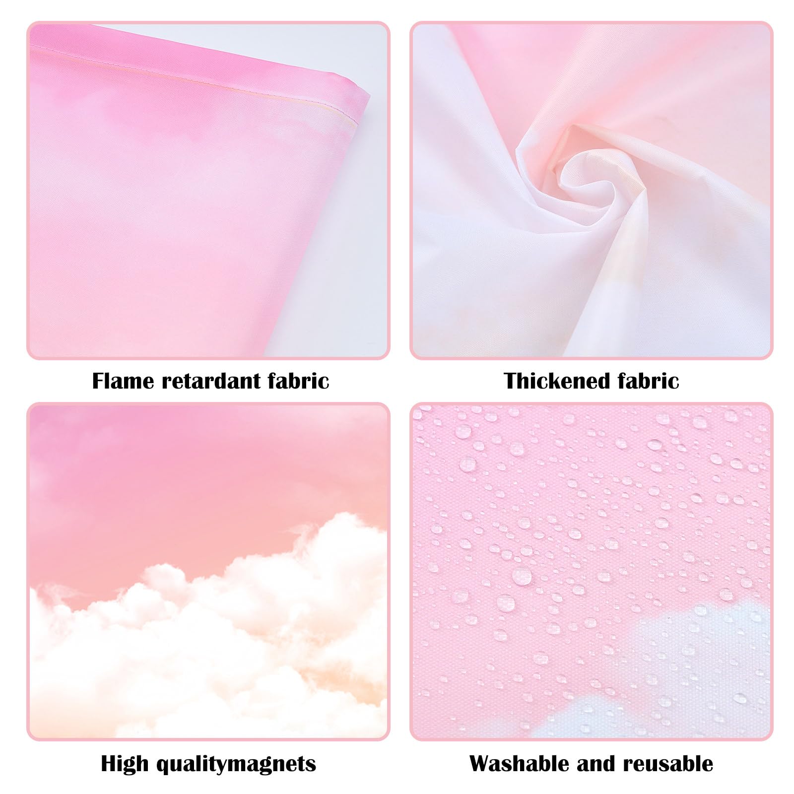 ANGSYLTH 8 Pcs Fluorescent Light Covers, 4 x 2 Feet, Rainbow Color for Classroom, Office, Hospitals, Home