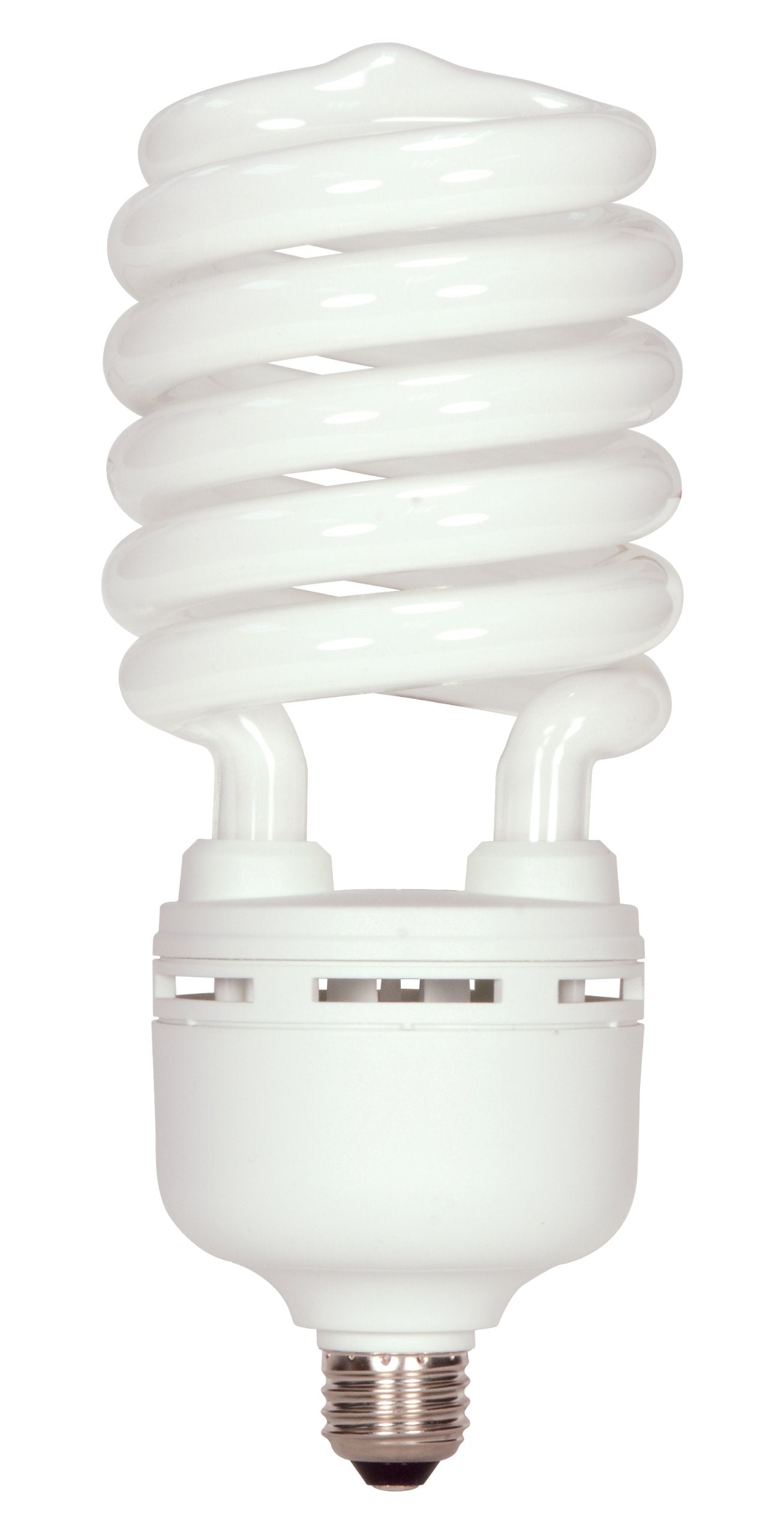 Satco S7398 Hi-Pro Spiral CFL Light Bulb, 85W (350W), 5700 Lumens, Bright White 4100K, Medium Base, Glass