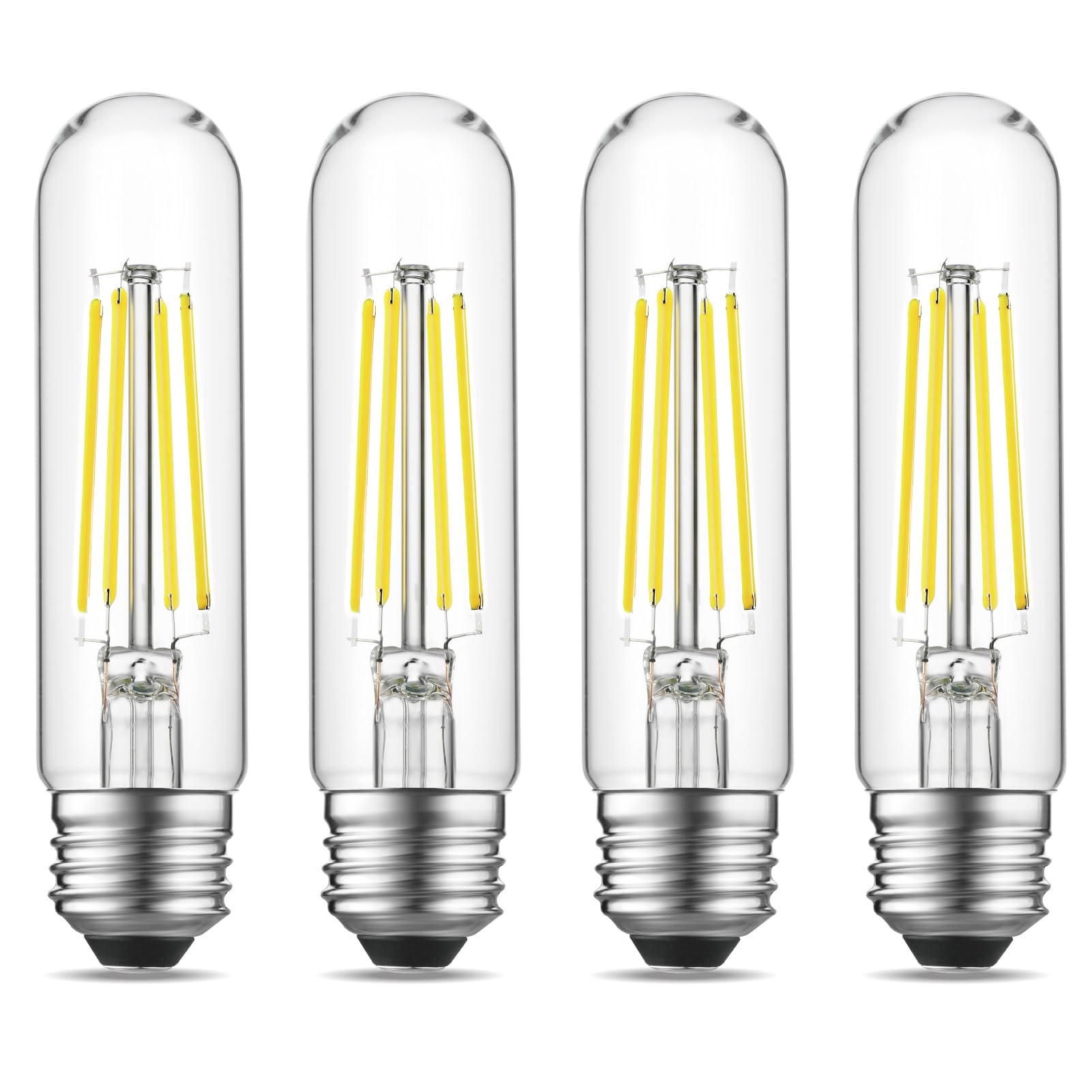 Gozelux E26 Led Bulb 6W Equal 60 Watt Light Bulbs Daylight 5000K E26 Edison Bulb Ac120V 750Lm Dimmable 5 Inch T10 Led Bulb Tubul