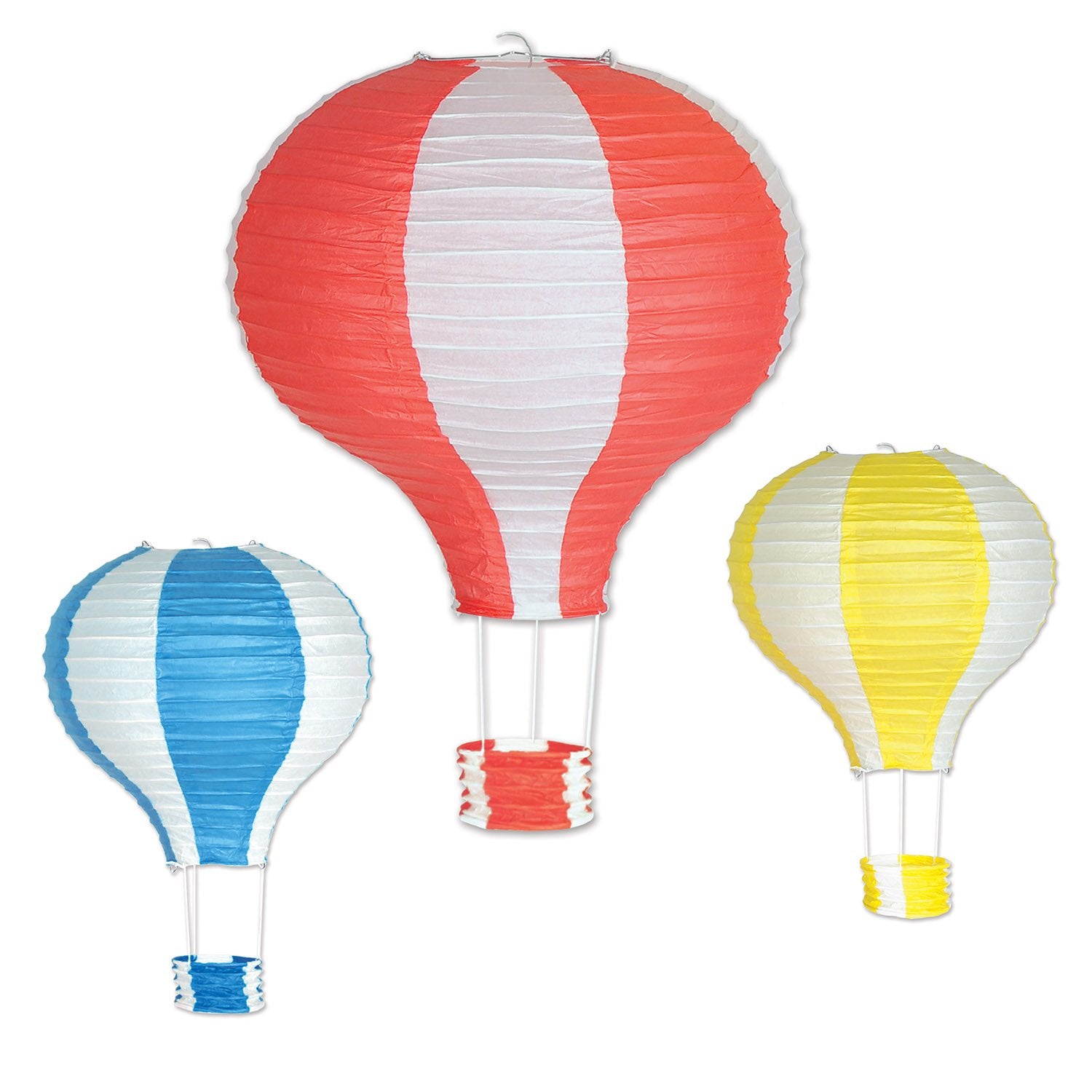 Beistle Hot Air Balloon Paper Lanterns