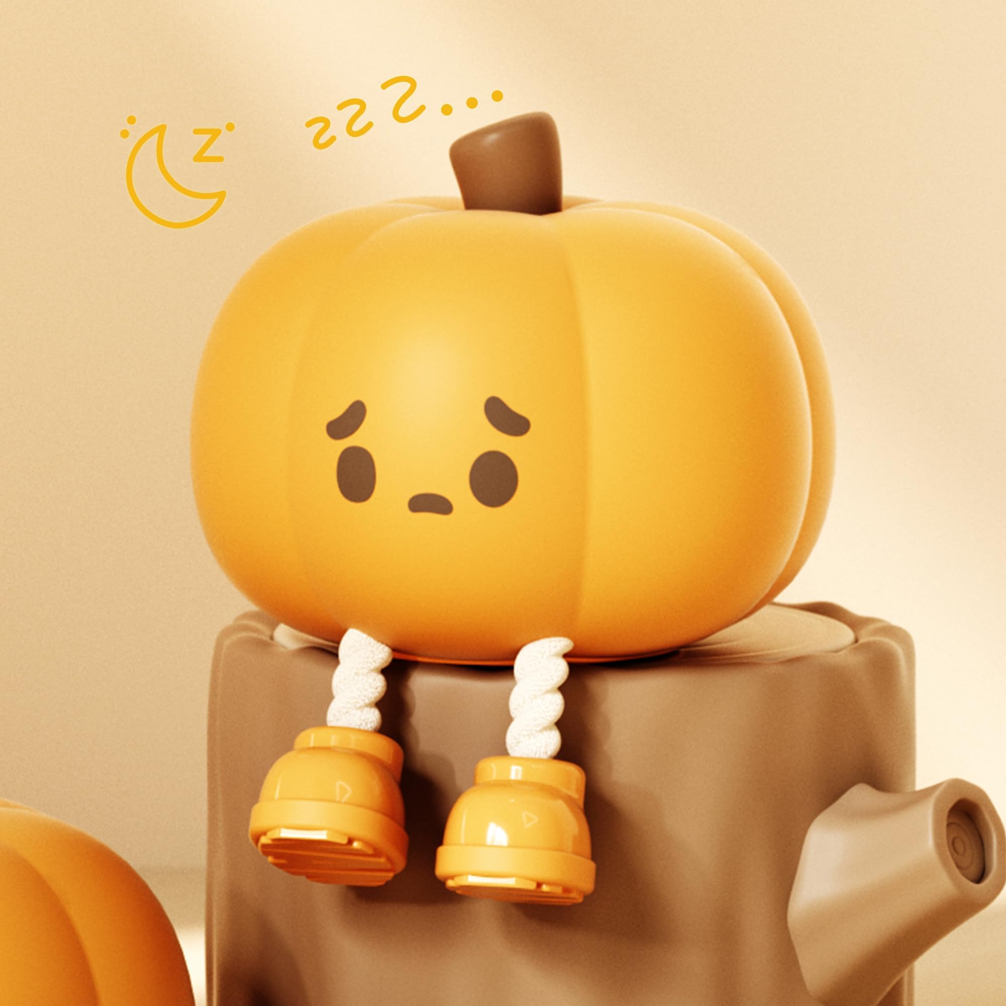 Cute Pumpkin Led Night Light  3 Level Dimmable Nursery Nightlight  Silicone Soft Light Lamp Gift  Rechargeable Bedroom Touch Lamp For Breastfeeding  Kids  Girl  Boy  Halloween Decor (Pumpkin Shape)