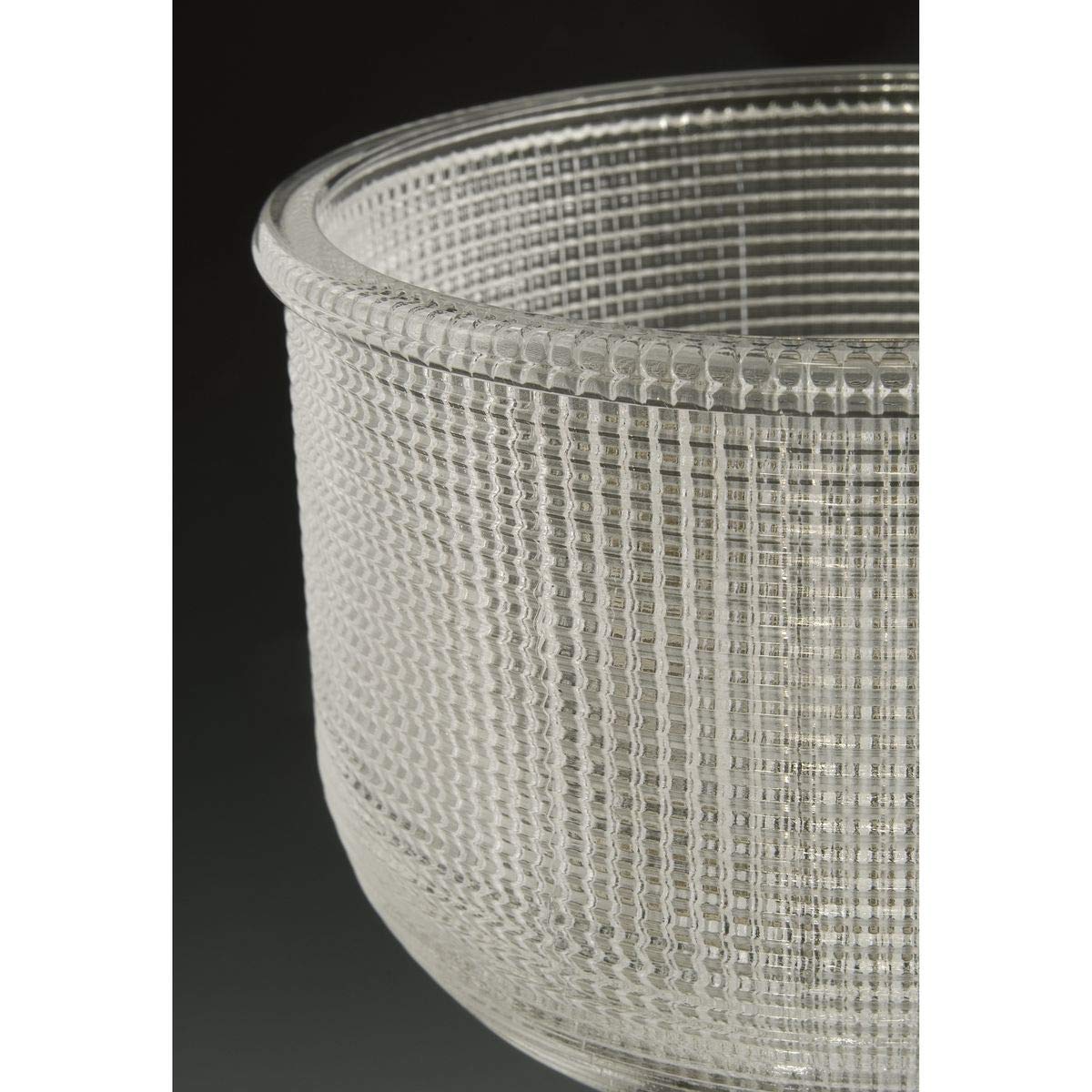 Progress Lighting 4-Light Coastal Bath Vanity Light, Clear Prismatic Glass, Venetian Bronze, Model P2997-74