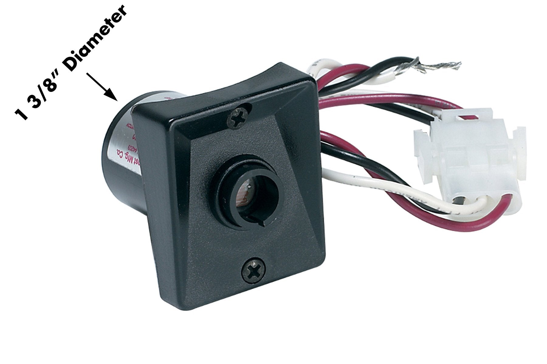 Solus SPC-320 Dusk to Dawn Photocell Light Sensor Switch, Black, UL Listed, Hardwire for Outdoor Lamp Posts, Pack of 1