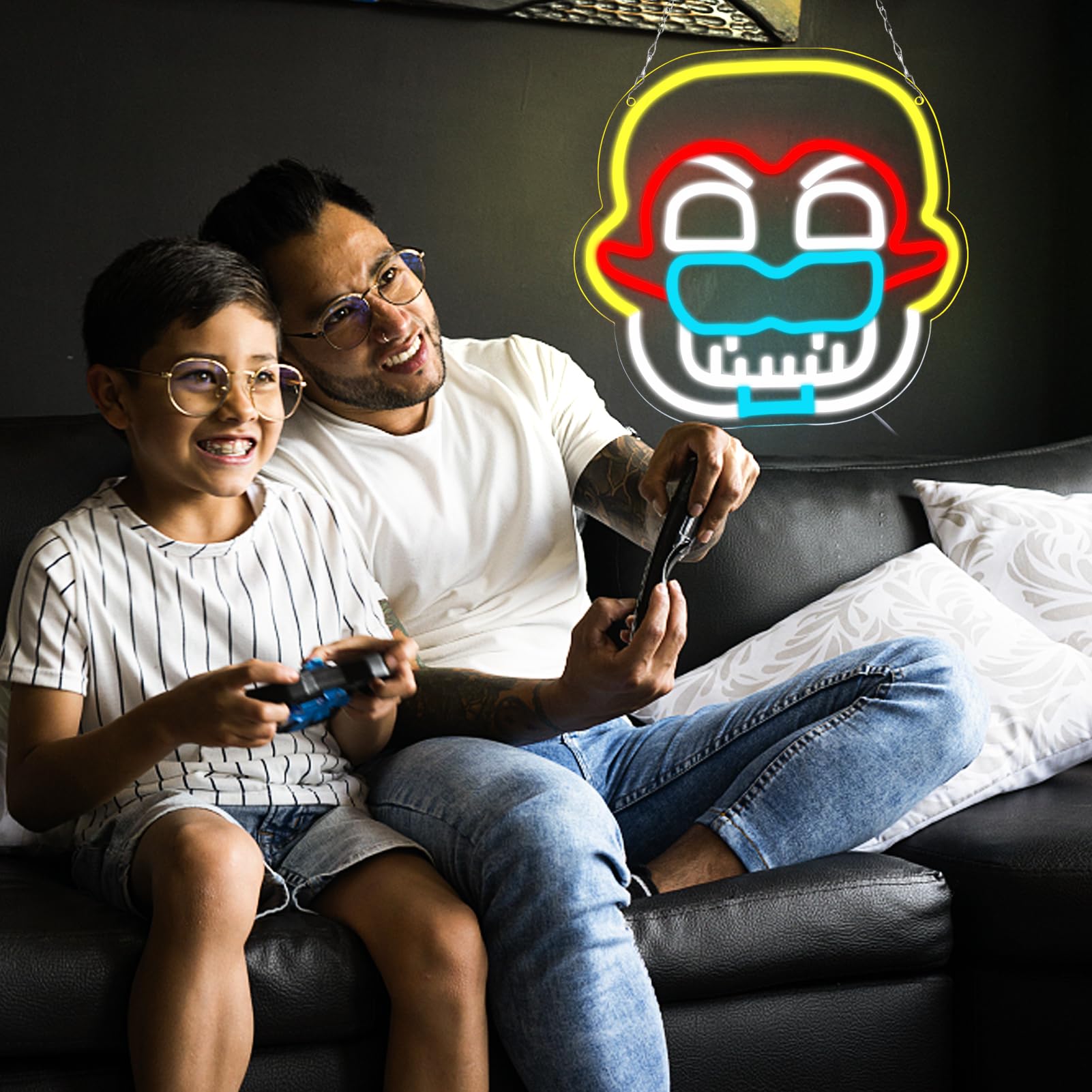 Ahlove Five Nights At FreddyS/Fnaf Glamrock Freddy Neon Signs For Wall Decor