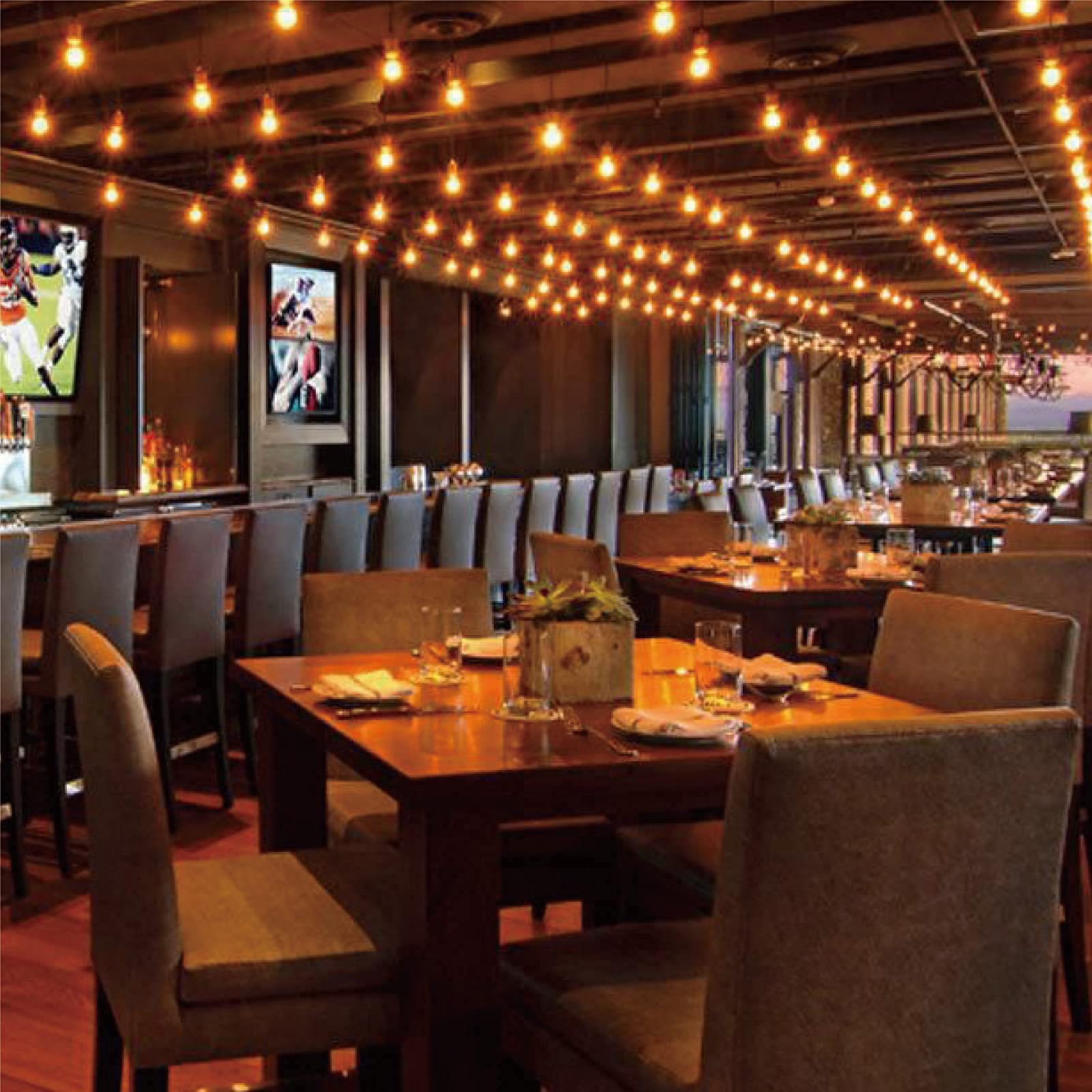 Meconard G40 Replacement Light Bulbs, E12 Candelabra Screw Base 5Watt Dimmable Clear Glass Globe Incandescent Bulbs For Indoor Outdoor String Lights,Warm White,25Pack