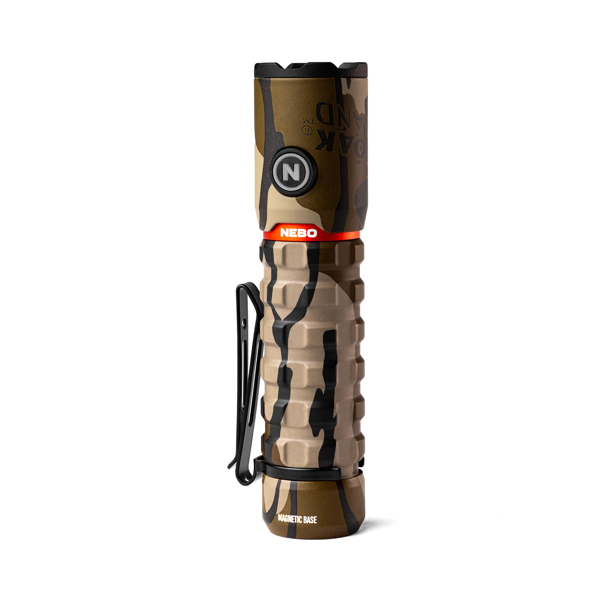 NEBO Torchy 2K Rechargeable Flashlight - 2000 Lumens, 5 Modes, Magnetic Base, Water Resistant - Mossy Oak, One Size