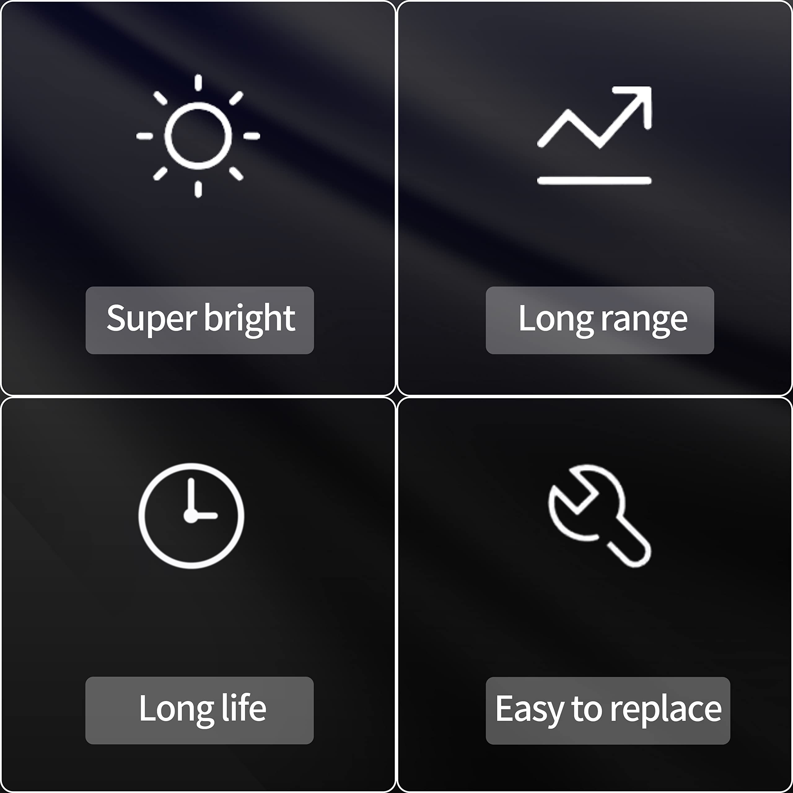 Newbrown H11 Halogen Headlight Bulb With Super White Light Long Life Replacement Pgj19-2 12V/55W (2 Pack)