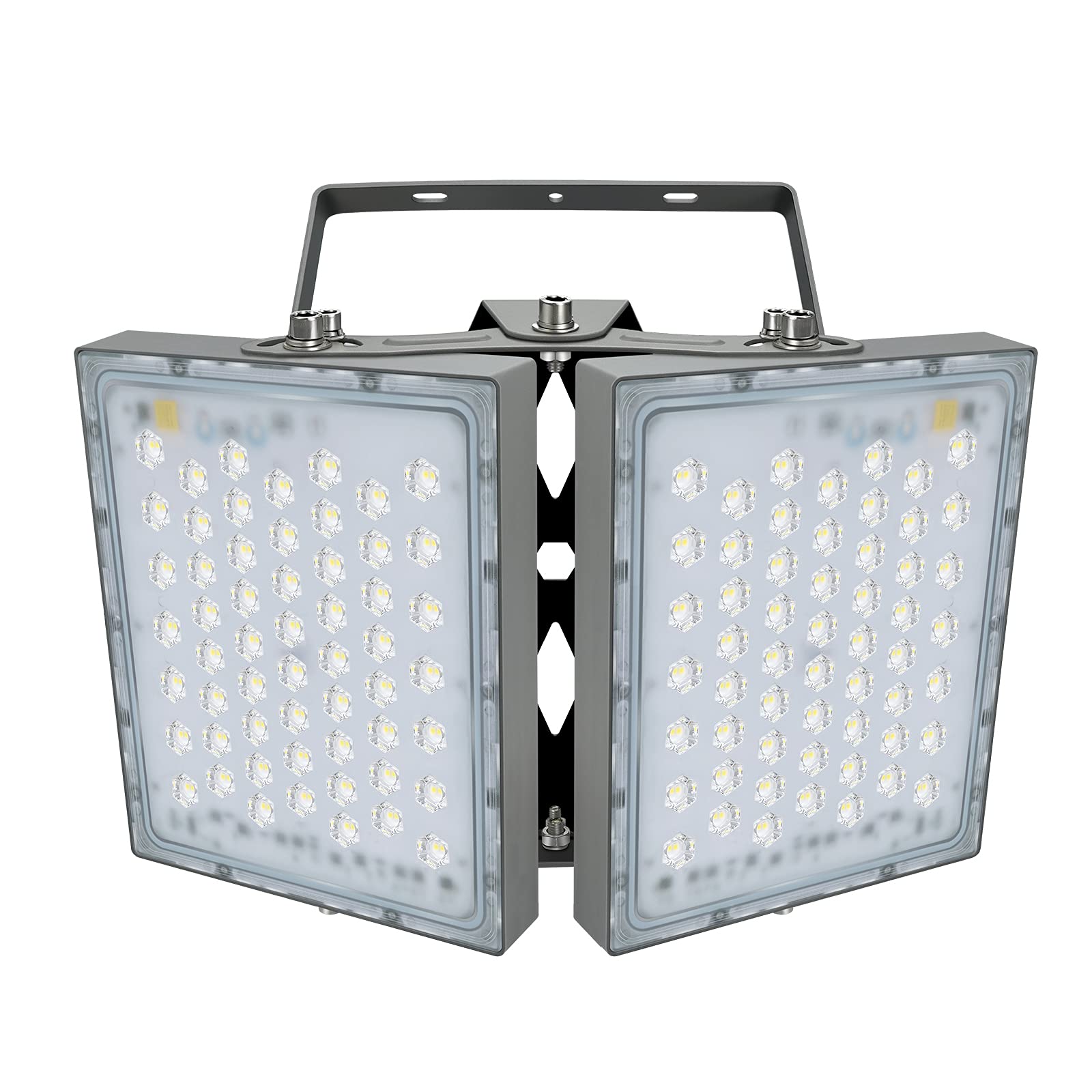 Stasun Led Flood Light Outdoor  200W 18000Lm Outdoor Lighting  5000K Daylight White  Adjustable Heads  Ip66 Waterproof Outside Security Floodlights For Yard  Court  Stadium  Parking Lot