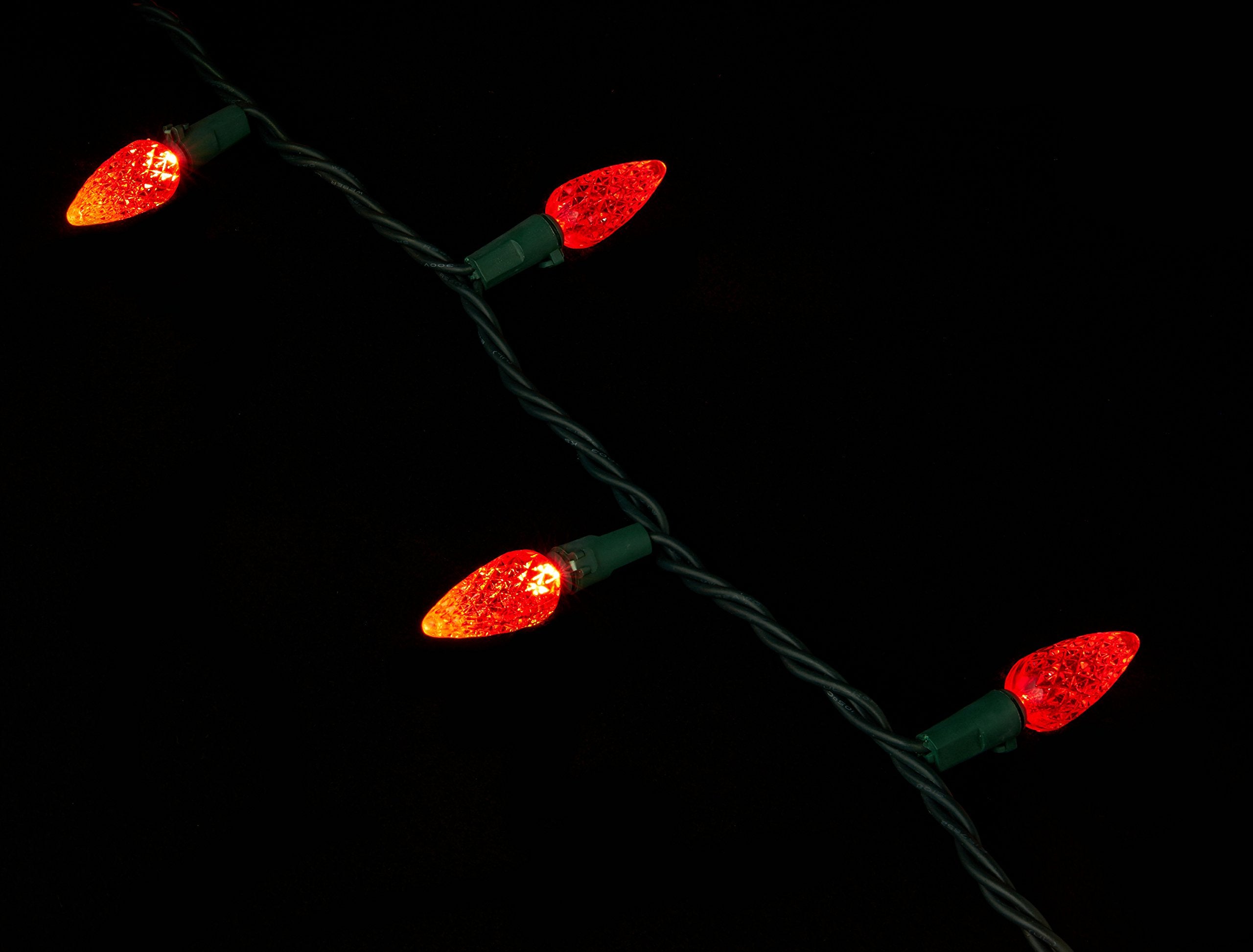 Noma/Inmliten-Import 47876-88A 0 70 Count, Red, C6, Led Light Set, Green Wire