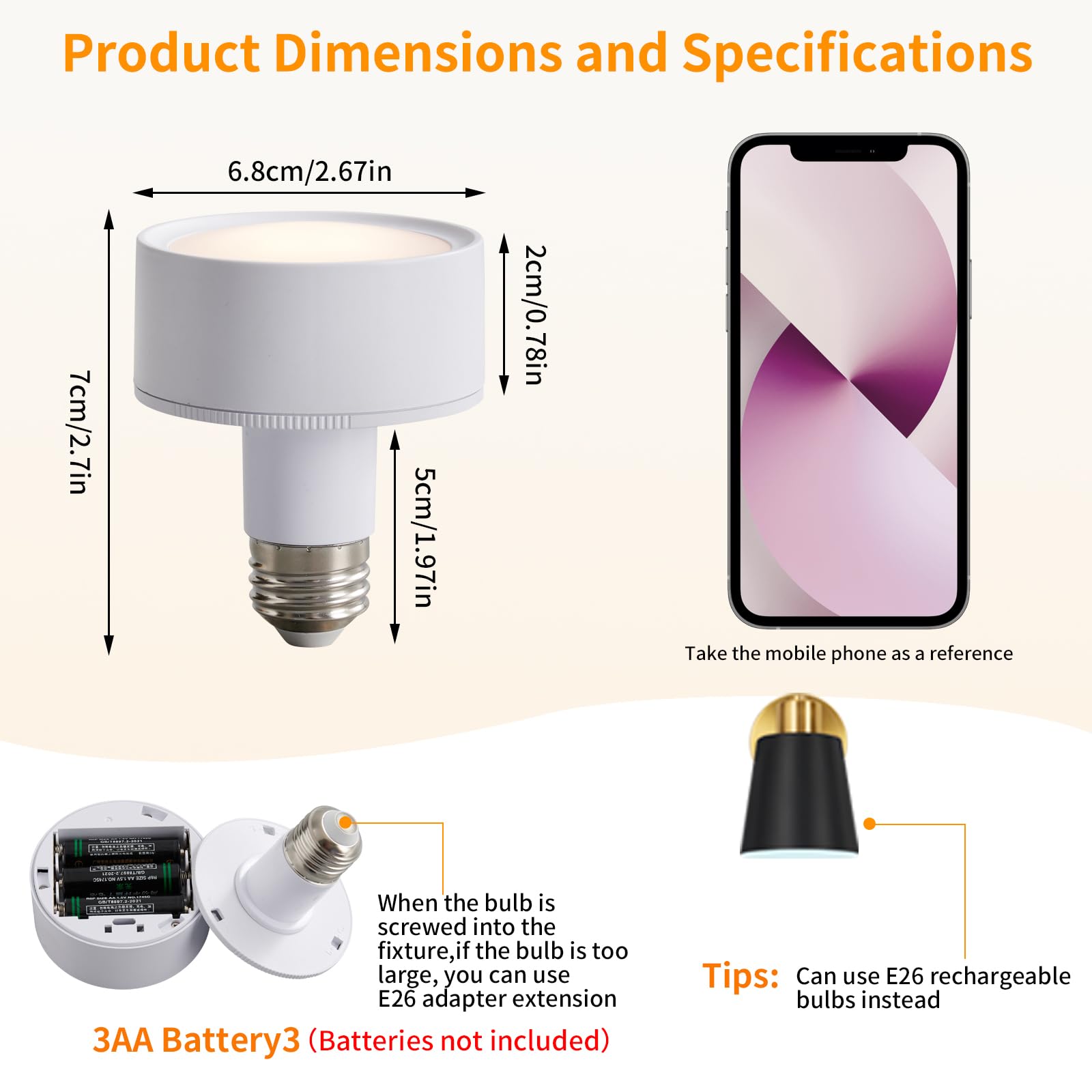 Vitnucrol 2 Pack Black And Gold Magnetic Wireless Battery Operated Wall Sconces, Dimmable Battery Powered Wall Decor Set Of 2, Cordless Wall Light Lamp With Remote Control For Bedroom Living Room