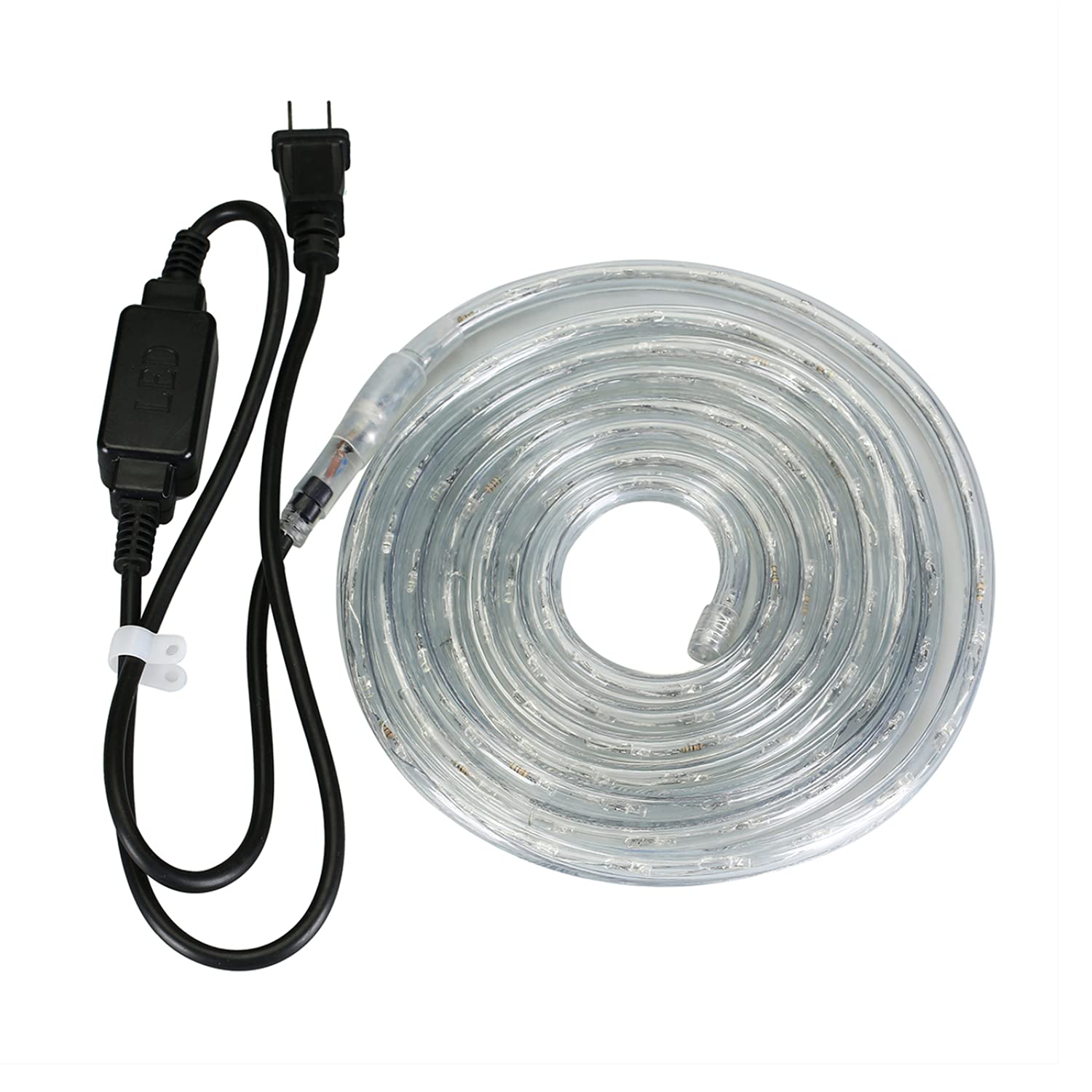 Tuanchuanrp LED Rope Lights Waterproof 10Ft Cold White Copper Strip Lights for Indoor/Outdoor Decorative Lighting