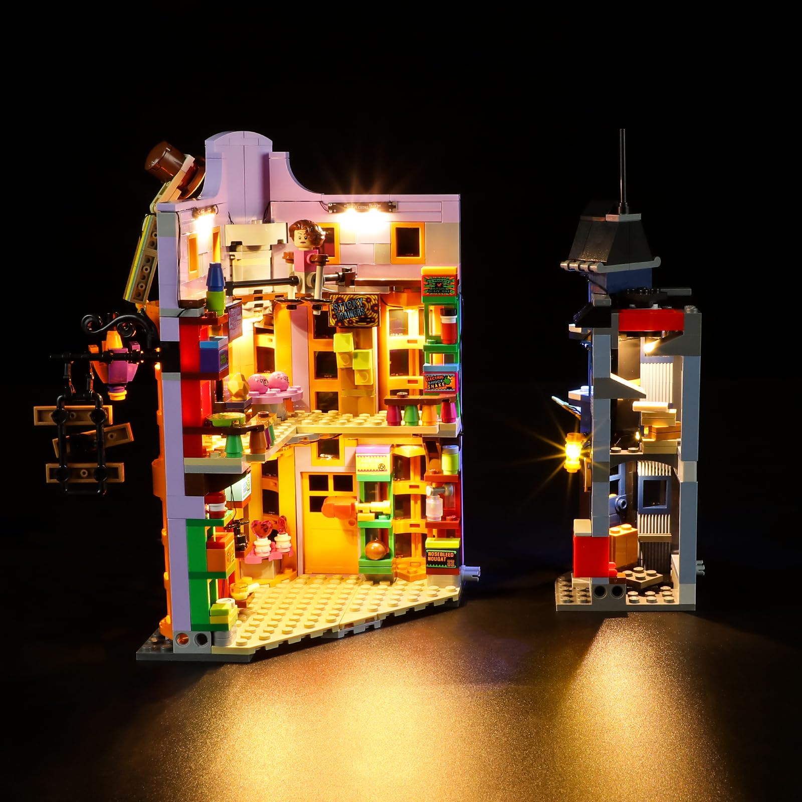 LIGHTAILING LED Lighting Kit for Lego 76422 Diagon Alley Weasleys Wizard Wheezes - Orange