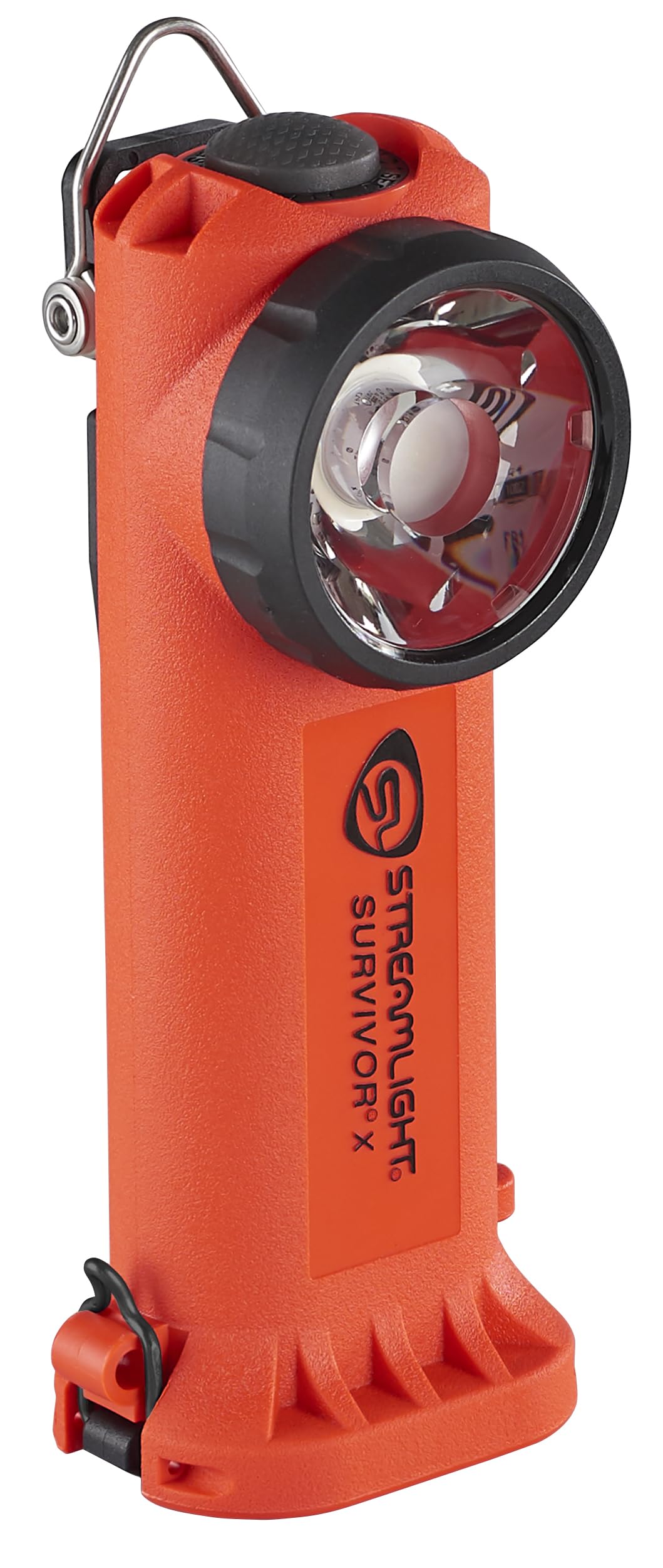 Streamlight 90044 Survivor X USB 250-Lumen USB Rechargeable Right-Angle Firefighters Flashlight with SL-B26 Battery Pack  Orange-New