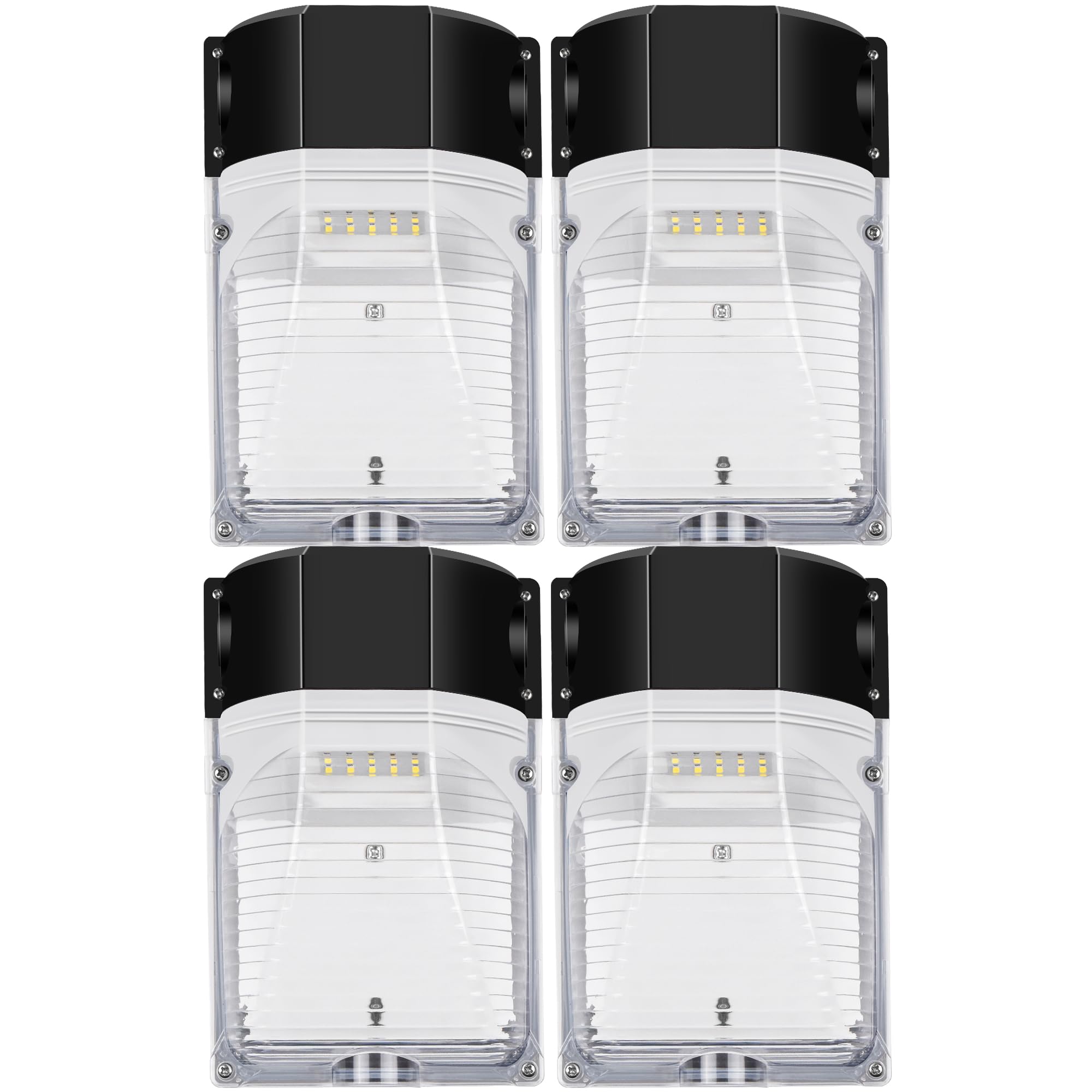 Hykolity 30W LED Wall Pack Light, 3450LM, 5000K Daylight, Dusk to Dawn, Waterproof, Model WPA-0501, Gray, 4