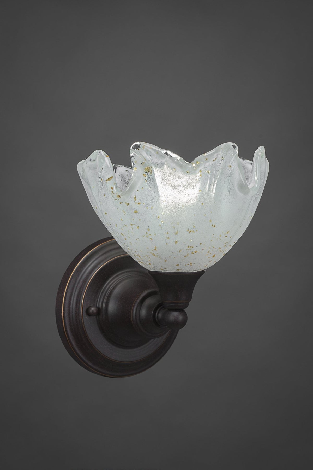 Toltec Lighting 1 Light Wall Sconce In Dark Granite (40-Dg-755)