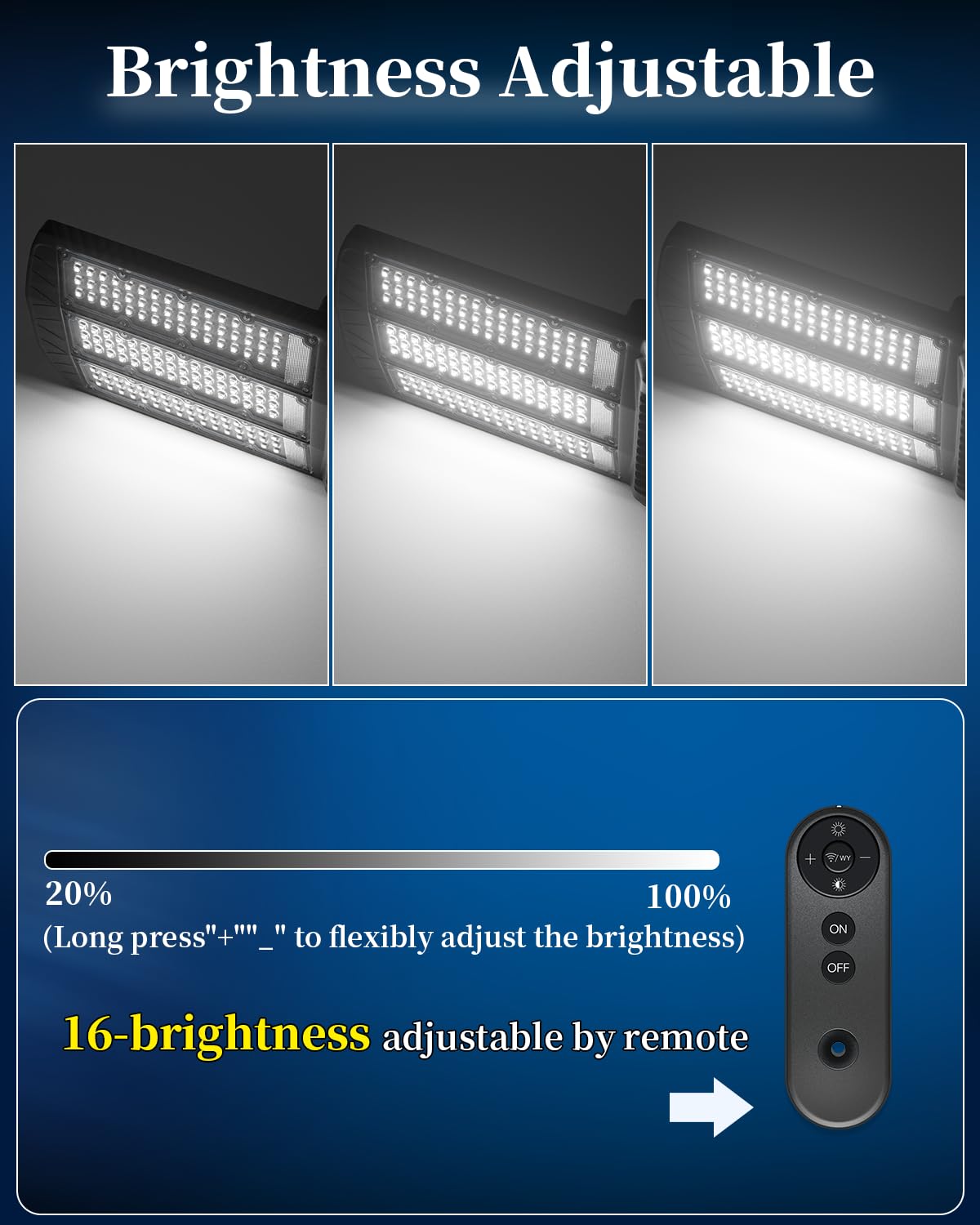 Ofuray Of-7800W Solar Street Lights Outdoorf, 600000Lm Solar Security Flood Lights Parking Lot Lights Commercial Dusk To Dawn, 6