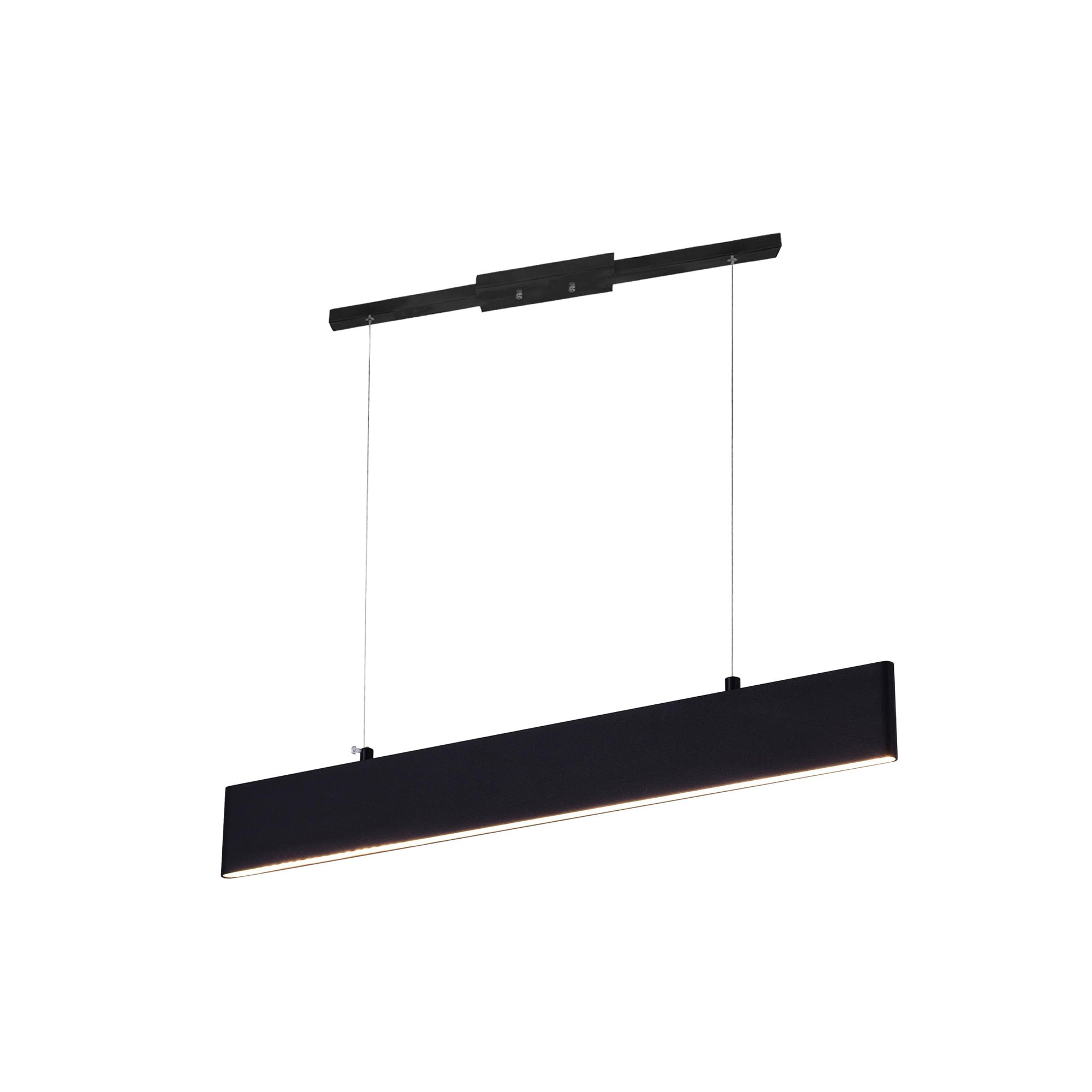 LED Chandelier with Satin Black Finish
