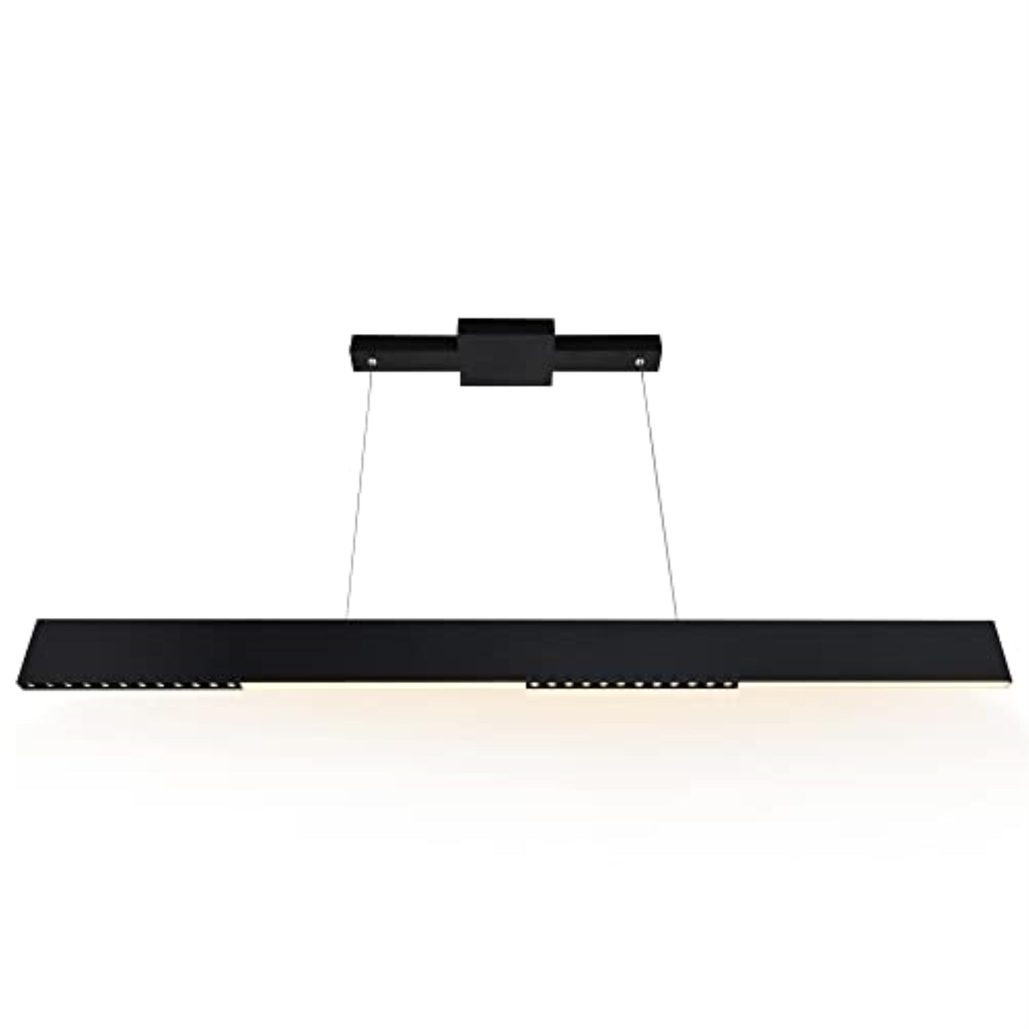 Bellagio 42 in LED Integrated Black Chandelier