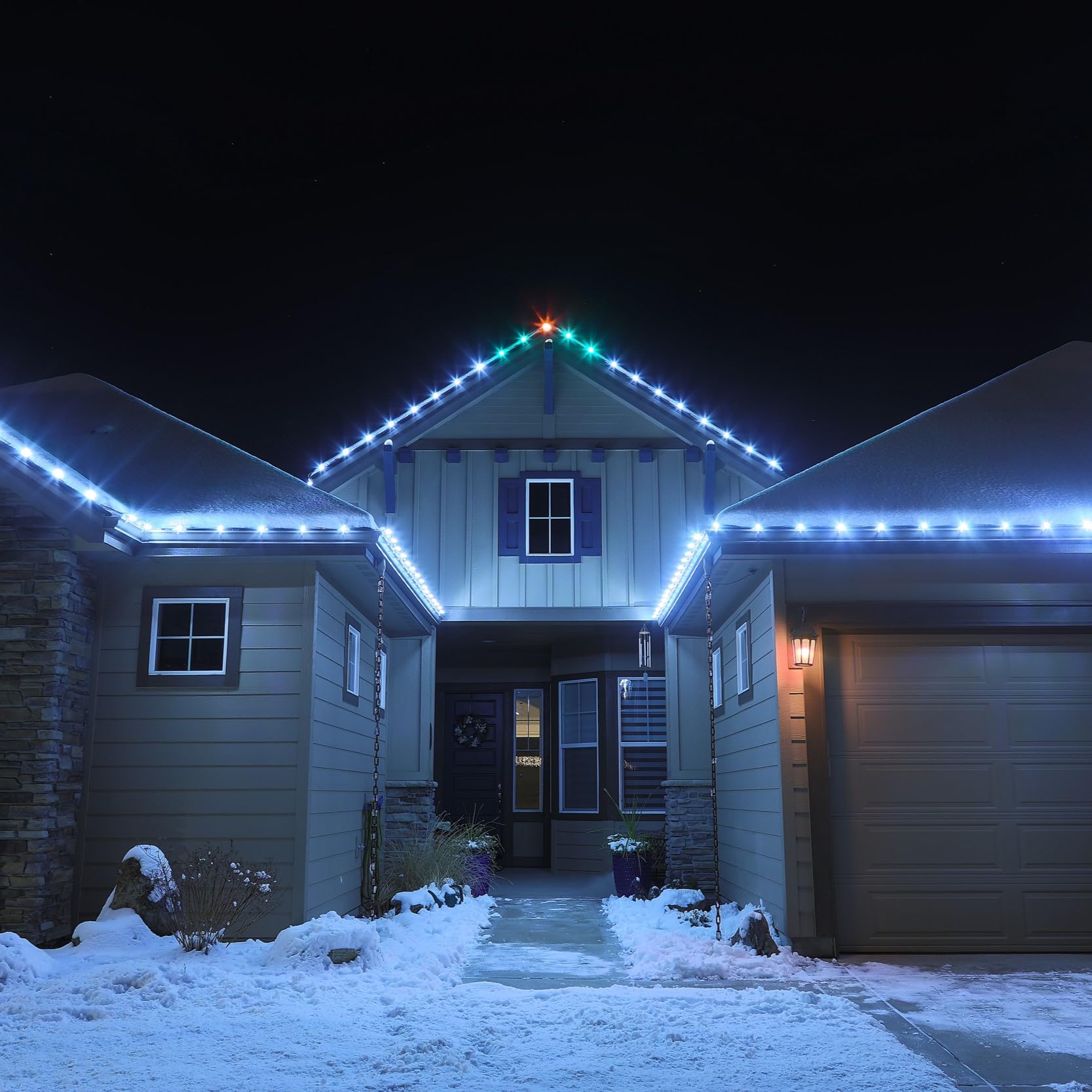 Hlo Lighting Set Of 25 Teal C9 Led Christmas Lights | Faceted Led Bulbs For Indoor & Outdoor Use | Durable Replacement C9 Bulbs