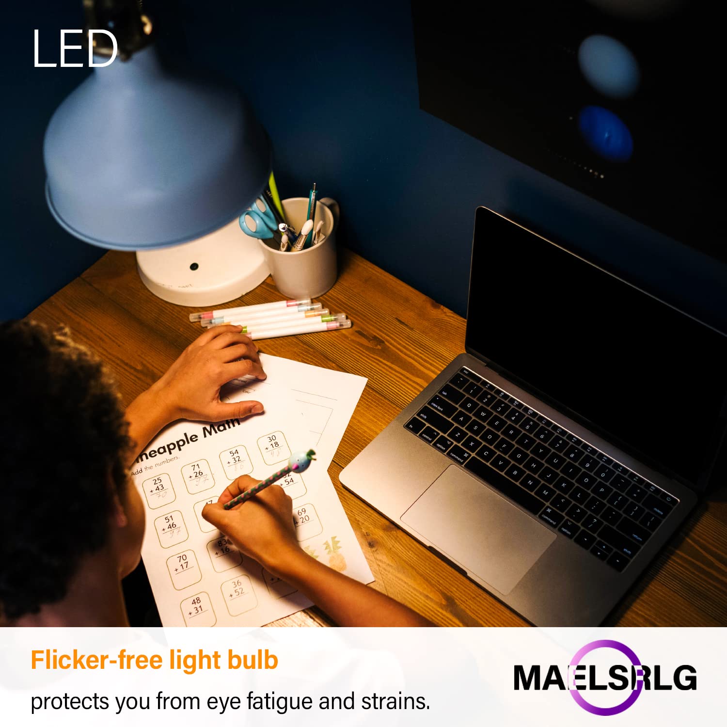 Maelsrlg R14 Led Bulb 4W(40W Equivalent) Mini Reflector Flood Light Bulbs 2700K Soft White, Curio Cabinet Light Bulb, Non-Dimmab