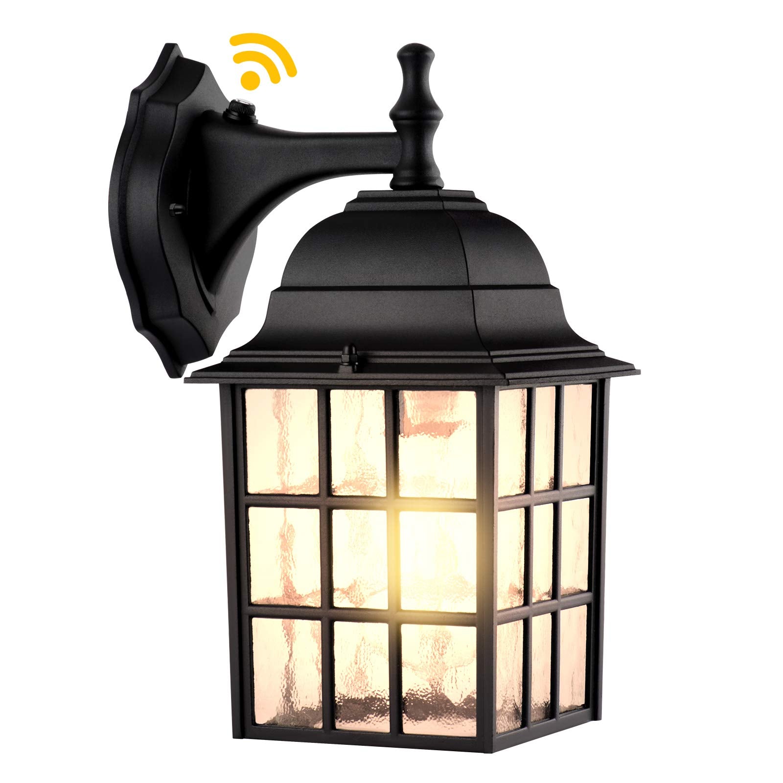 Dusk To Dawn Outdoor Wall Light Fixtures Wall Mount, Sensor Porch Lights, Exterior Wall Sconce Lighting, Anti-Rust Wall Lamp, Waterproof Wall Lantern, Outside Lights For Garage, Doorway