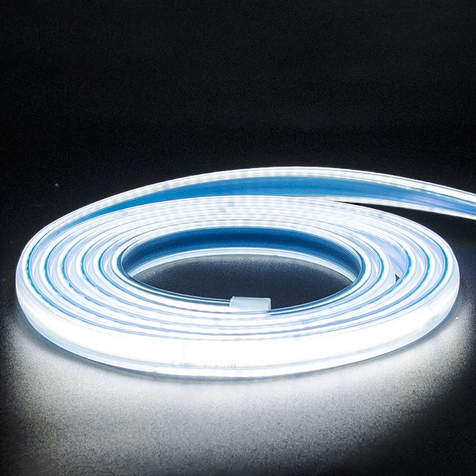 pcningled Waterproof LED Light Strip 10m 110v AC Powered LED Strip Lights 6000K Suitable for Outdoor and Indoor Use Flexible LED