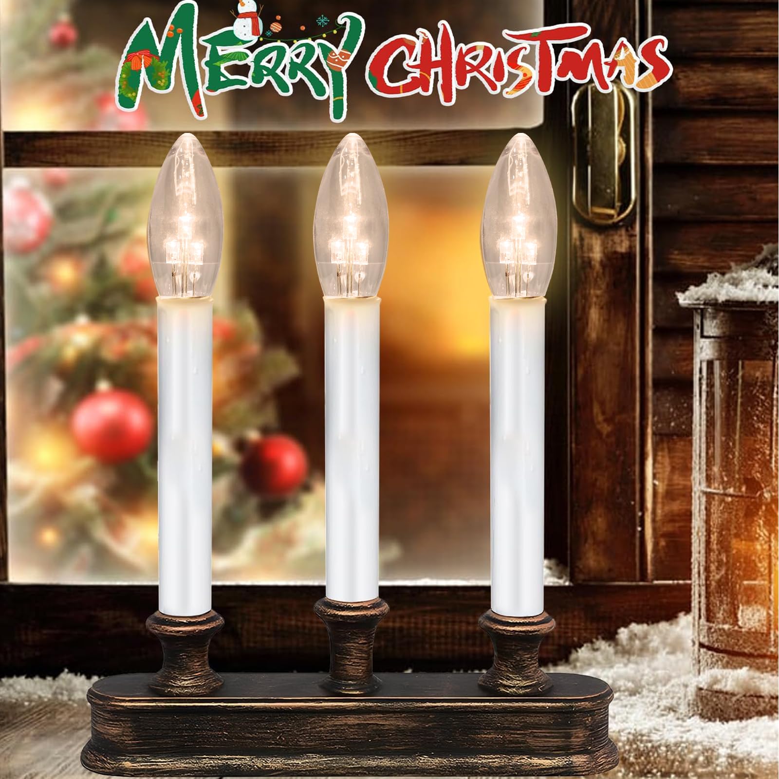 6 Pack C26 Led Replacement Bulbs,3V Clear Torpedo Tip Light Bulbs,E12 Candelabra Light Bulbs Soft White Glass Light For Battery