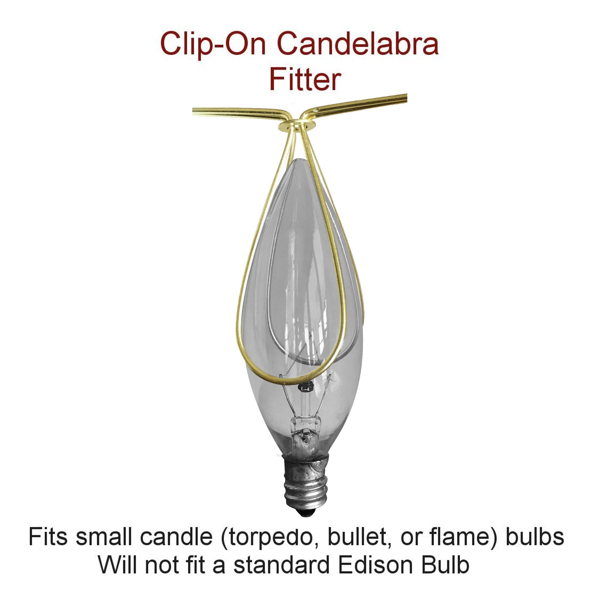 HomeConcept 4x4 Clip-on Sconce Lampshade Eggshell Shantung Fabric - Model 040404HSES