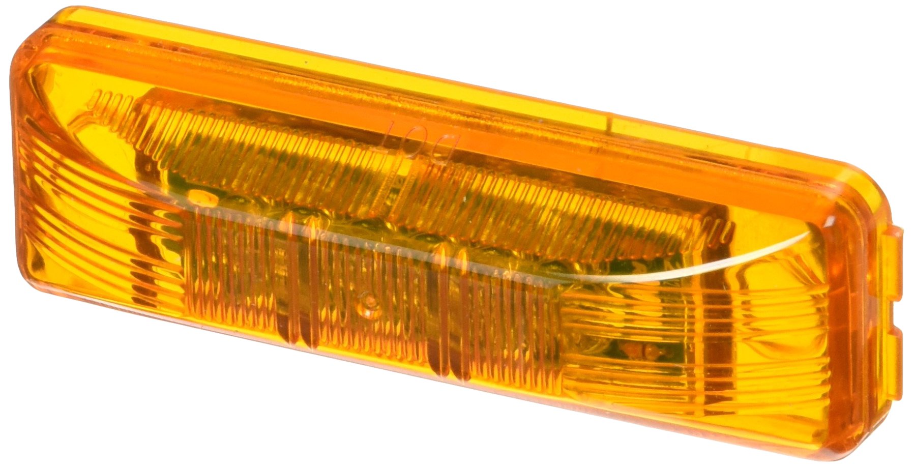 Roadpro Led Clearance Marker Light 3.75-Inch Sealed Rp-1274A Amber Rectangle Side Marker Light Trailer Rv Clearance Lighting