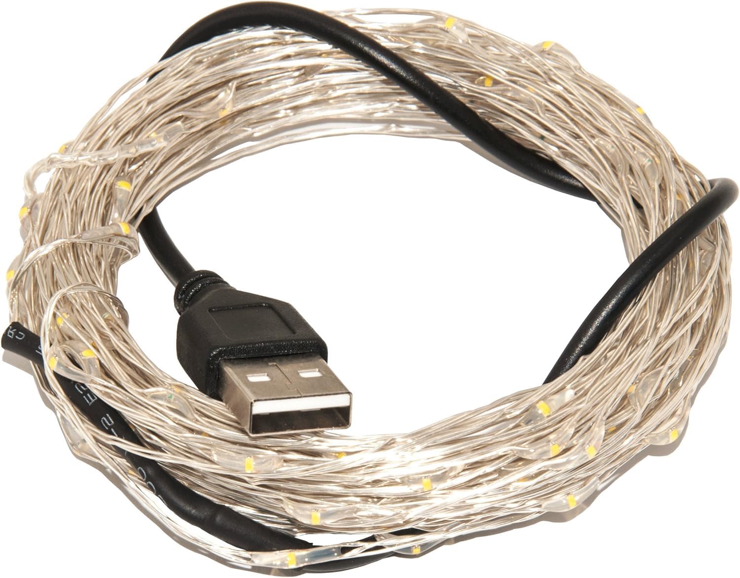 Karlling Usb Plug In Led Fairy Lights 2 Packs Of 50 Led Bulbs 16 Ft Silver Wire Waterproof Starry String Lights For Bedroom Patio Garden Party Wedding Commercial Lighting (Blue)