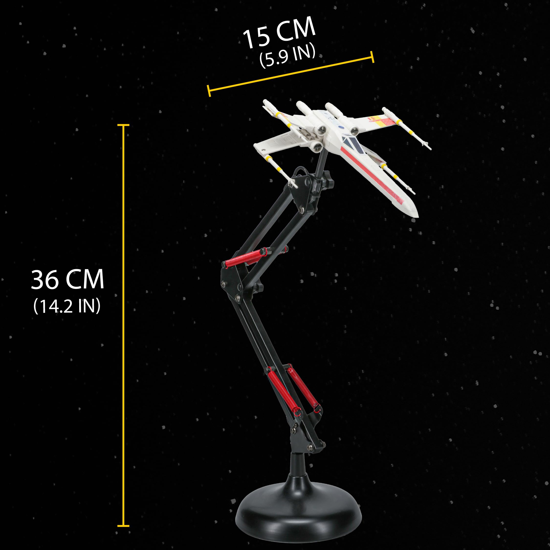 Paladone X Wing Posable Desk Light - Multicolor Metal Model 11319